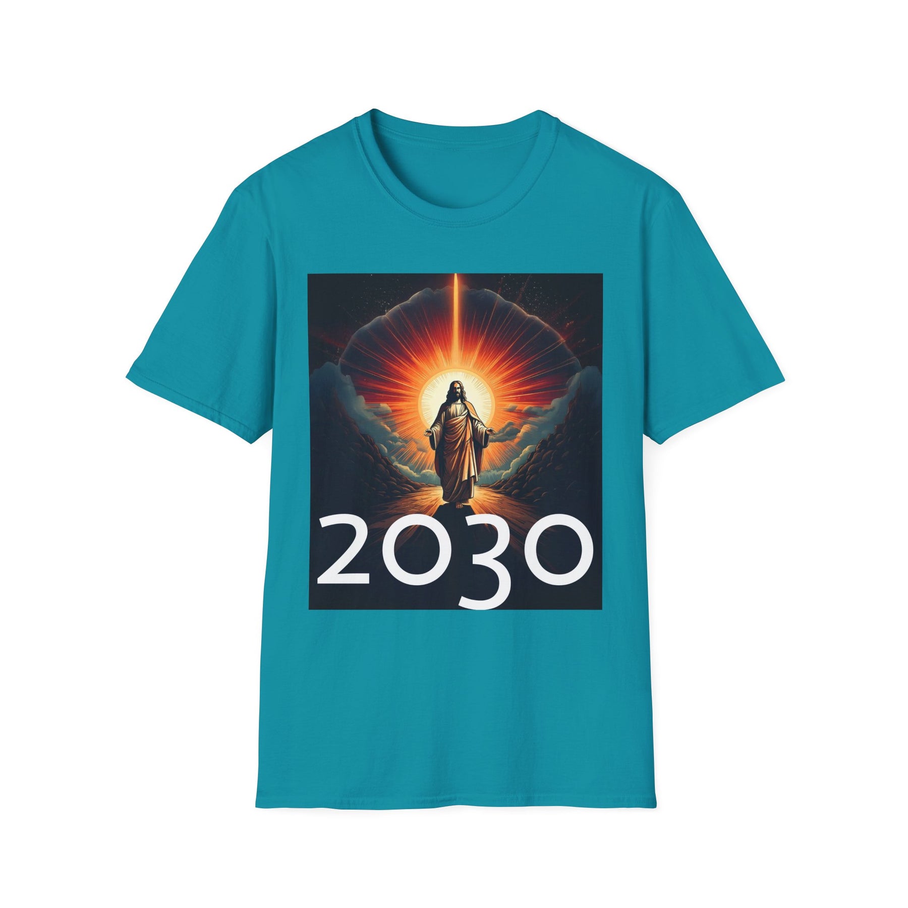 Inspirational Unisex Softstyle T-Shirt - 2030 Messiah Design