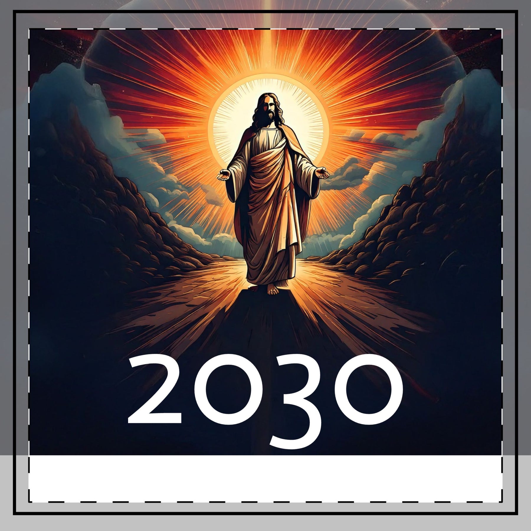 Inspiring Jesus Throw Pillow - 2030 Vision for Hope and Faith