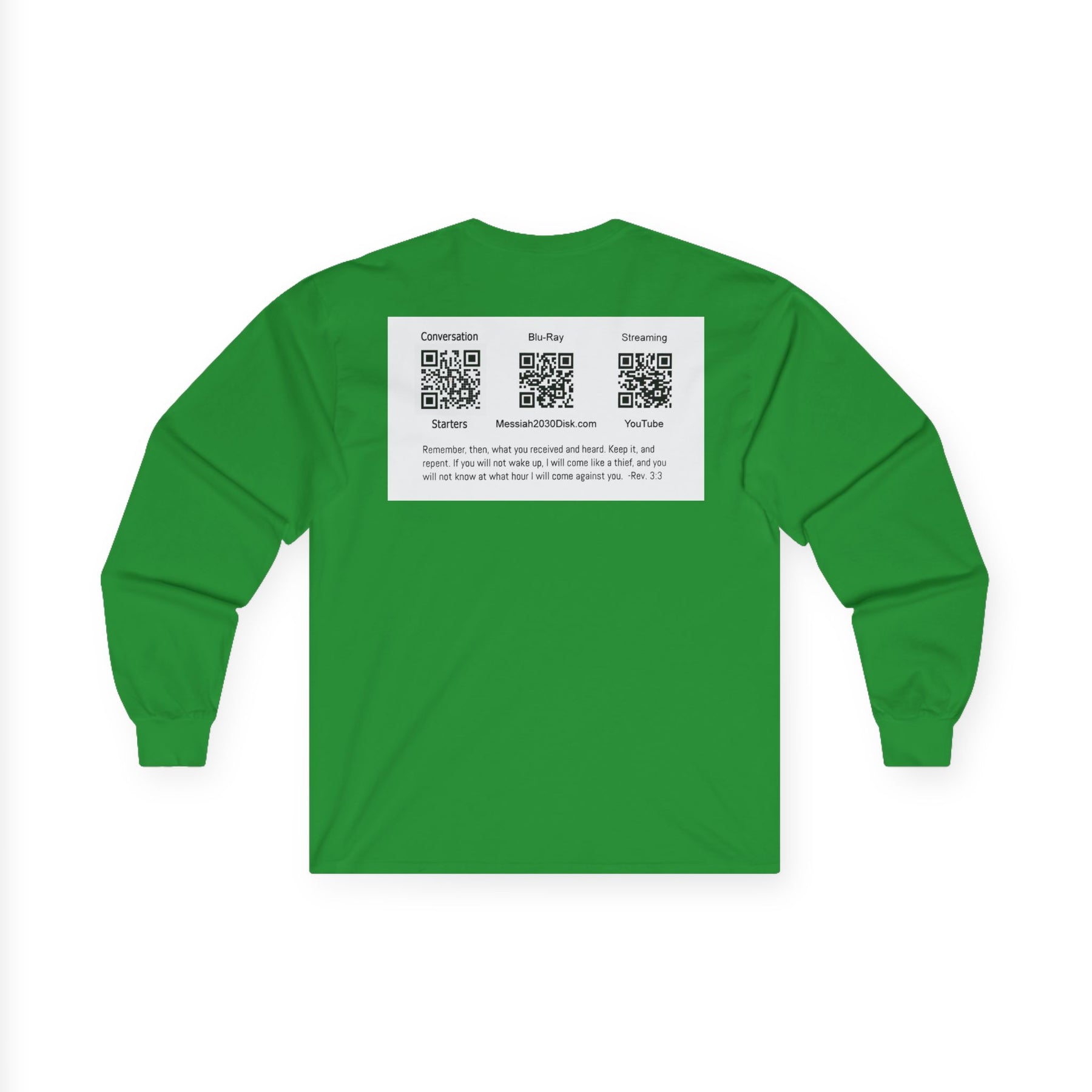 Messiah 2030 Long Sleeve Tee - Prophetic Messianic Timeline Shirt