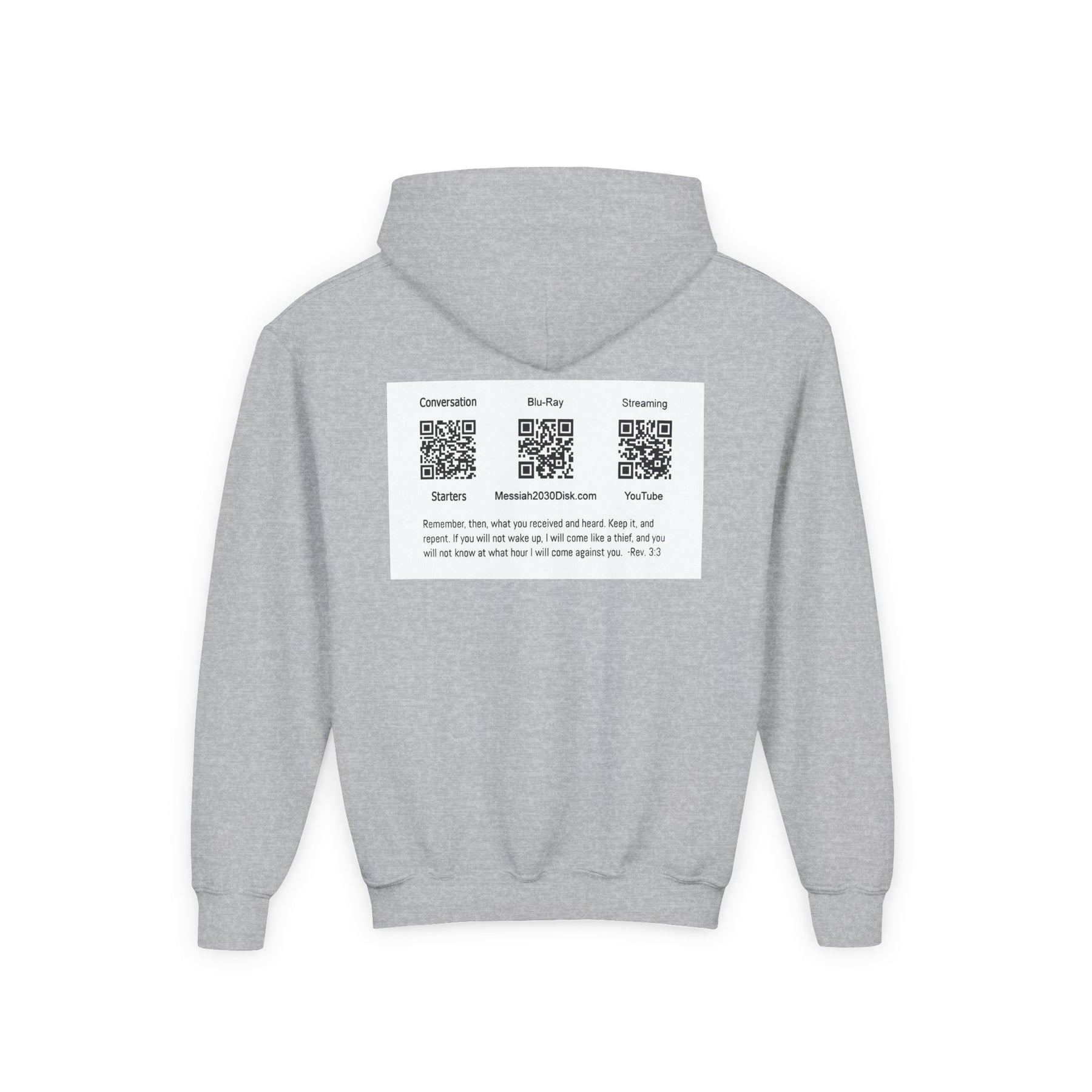 Youth Heavy Blend Hoodie with Inspirational Design - Perfect for Celebrations & Everyday Wear