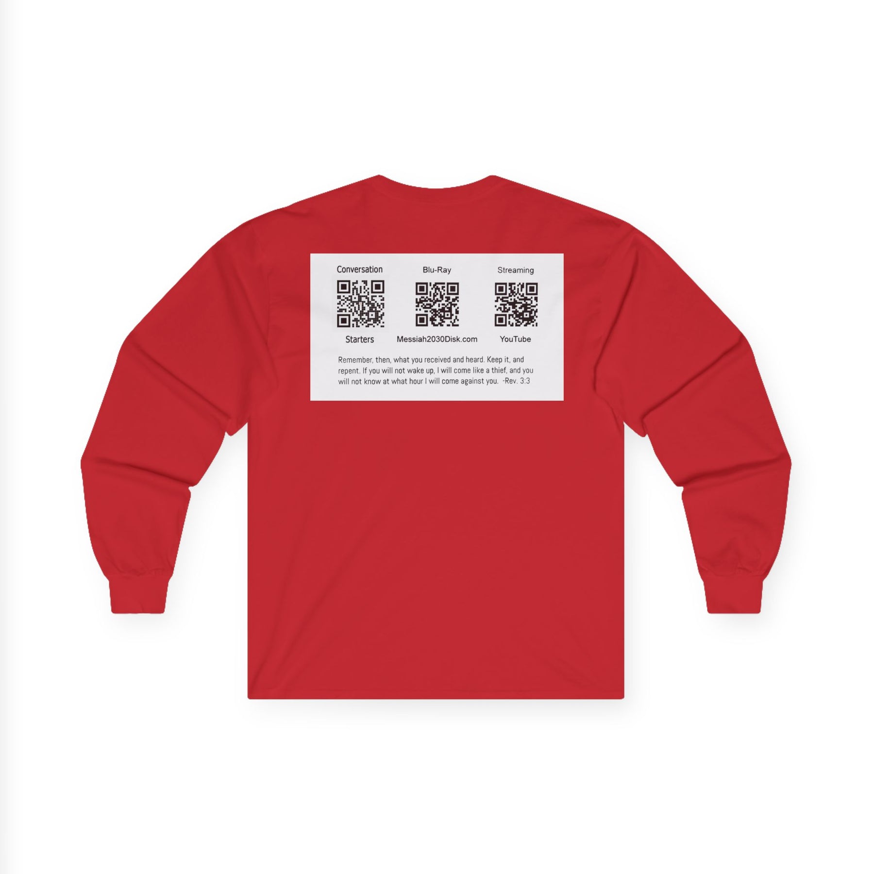 Messiah 2030 Long Sleeve Tee - Prophetic Messianic Timeline Shirt