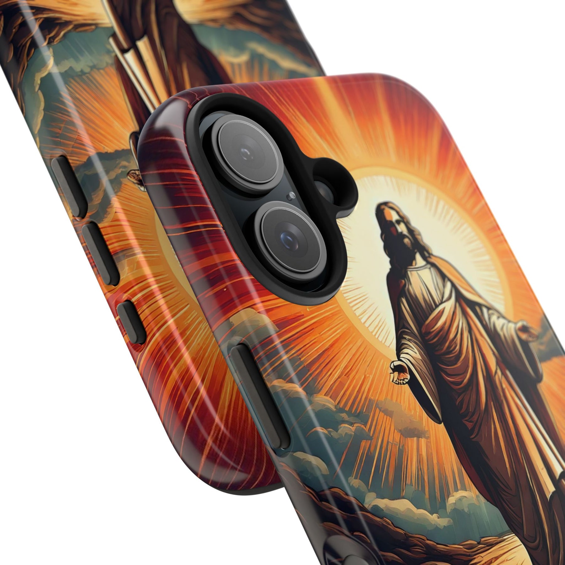 Inspirational Tough Phone Case with Jesus Design - 2030