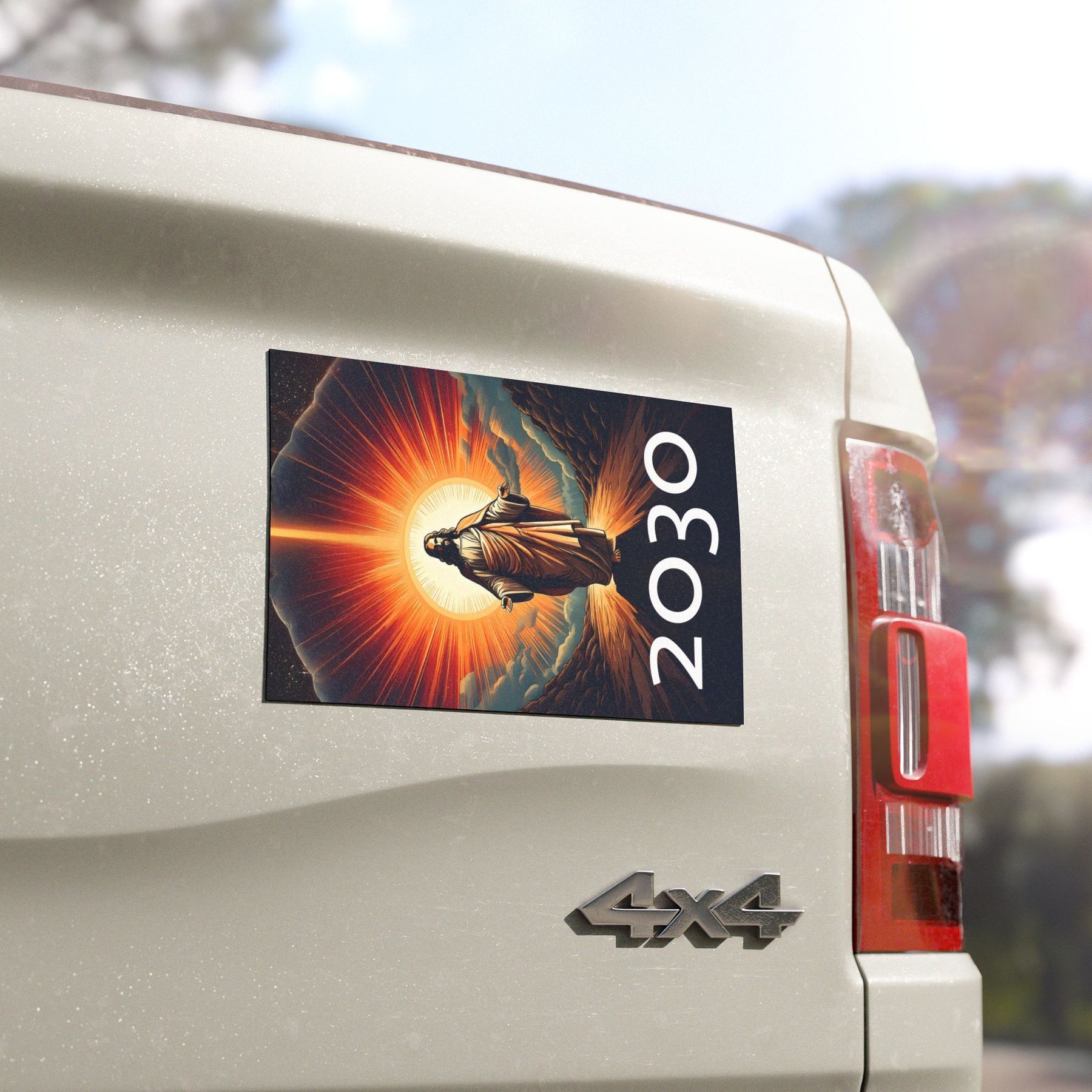 Inspirational Car Magnet - 2030 Vision Design