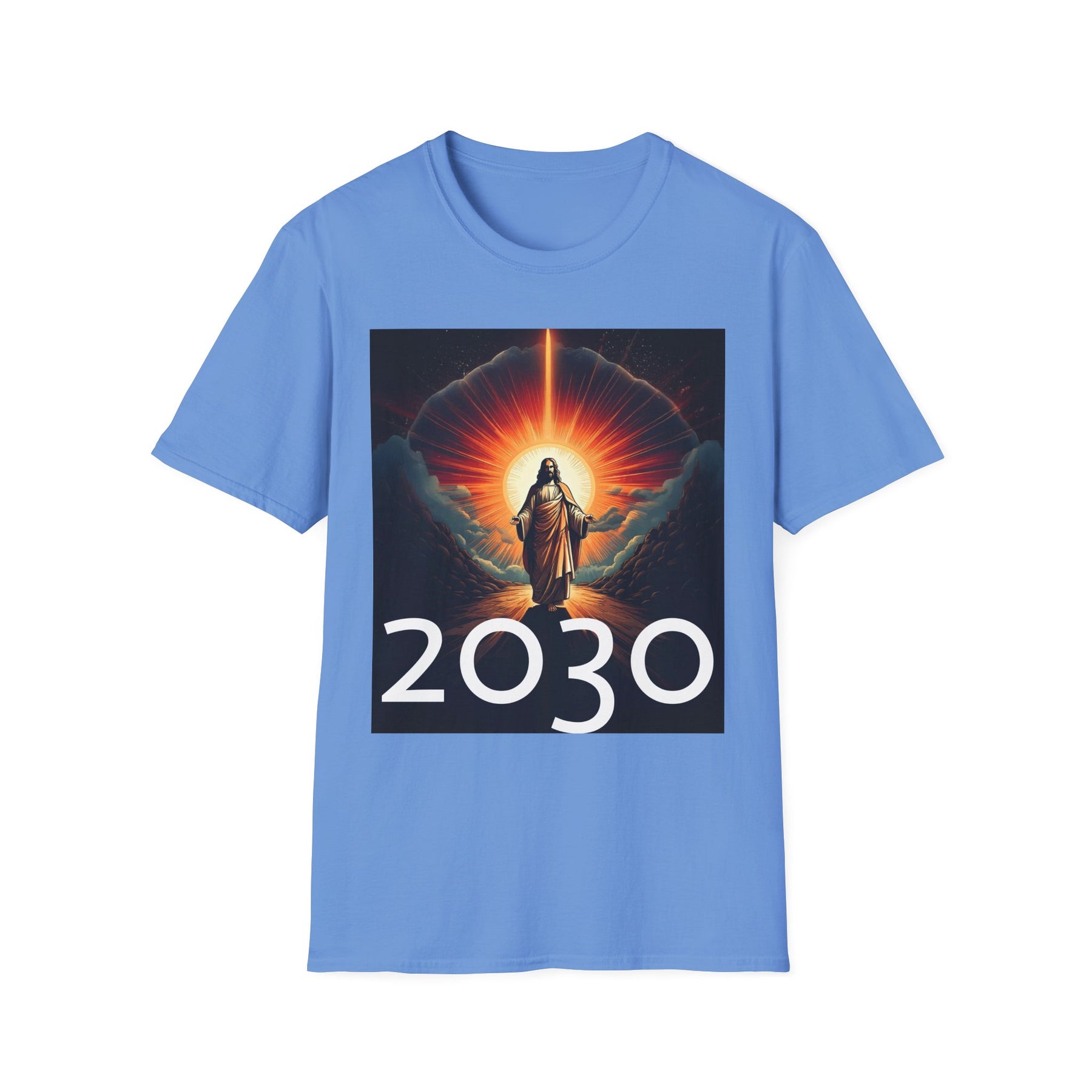 Inspirational Unisex Softstyle T-Shirt - 2030 Messiah Design