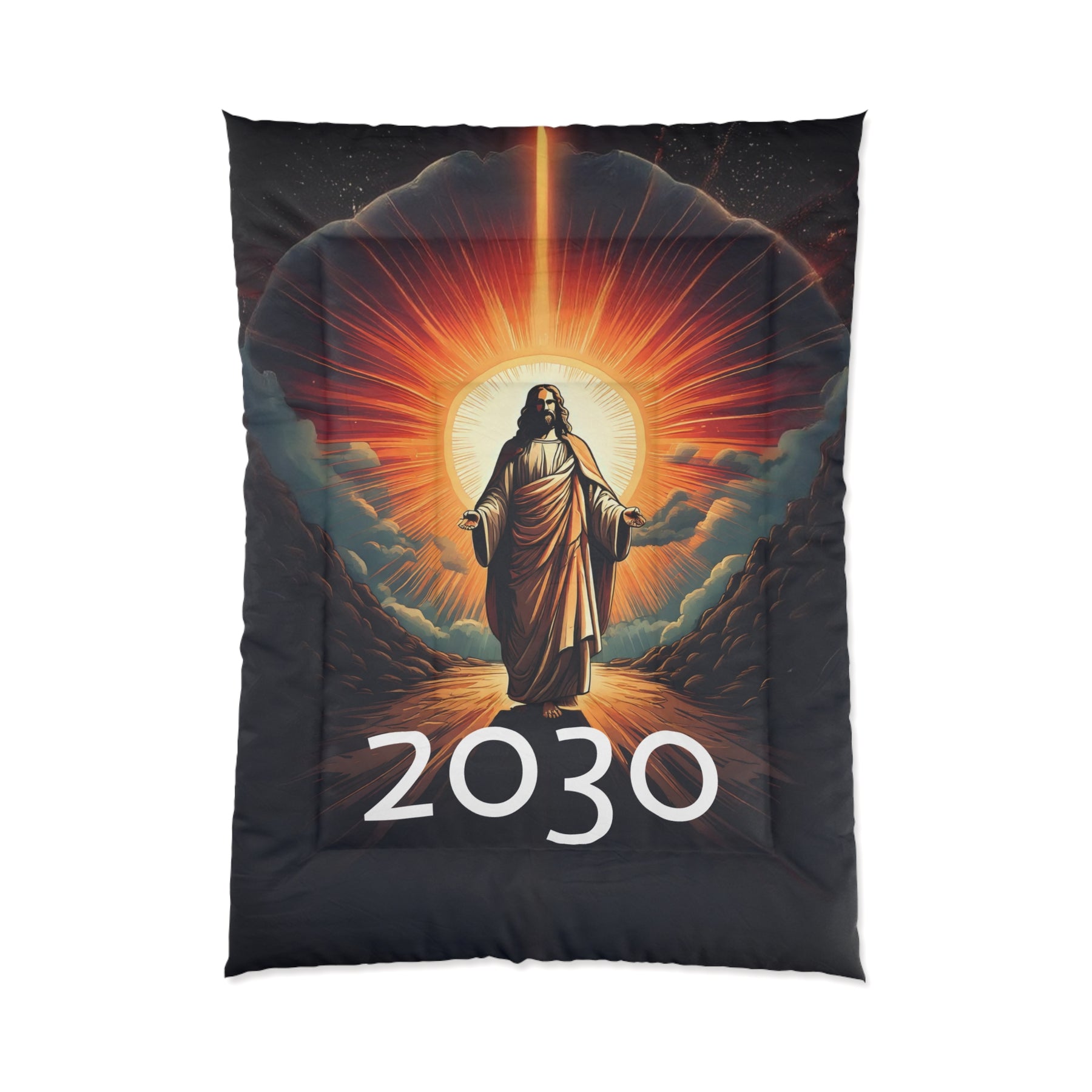 Spiritual Artwork Comforter - Modern Design, Inspirational Decor for Home
