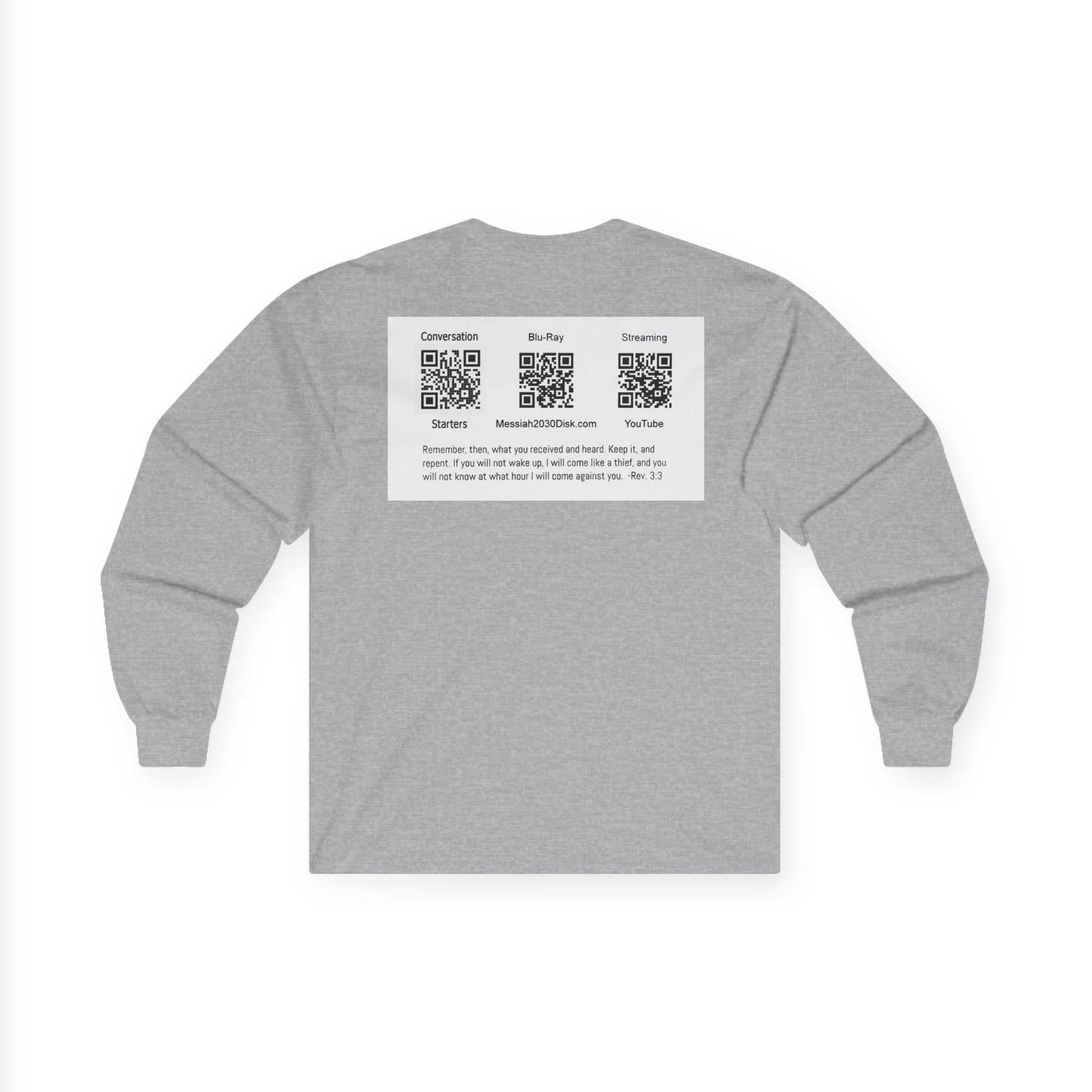 Messiah 2030 Long Sleeve Tee - Prophetic Messianic Timeline Shirt