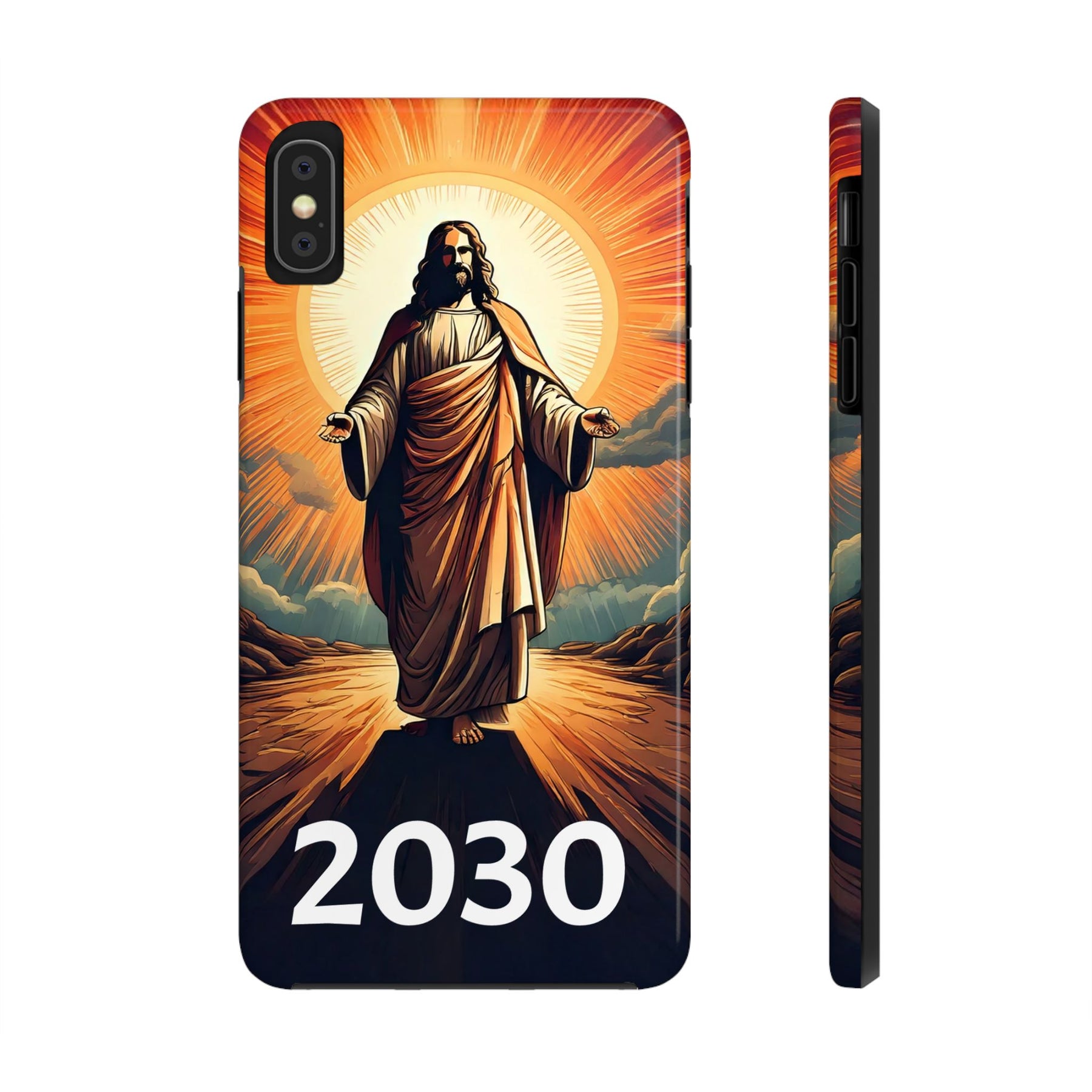 Inspirational Tough Phone Case with Jesus Design - 2030
