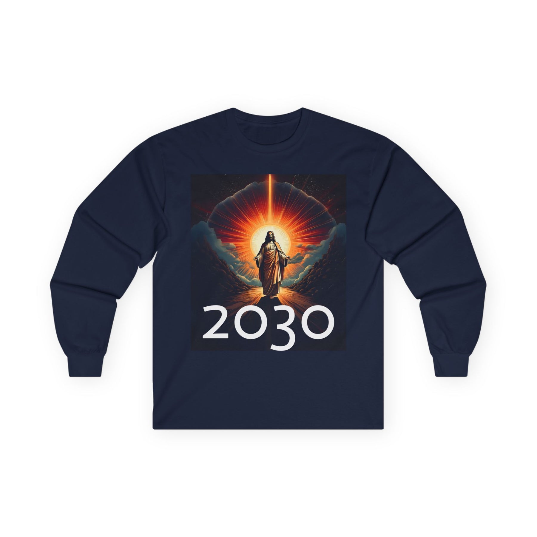 Messiah 2030 Long Sleeve Tee - Prophetic Messianic Timeline Shirt