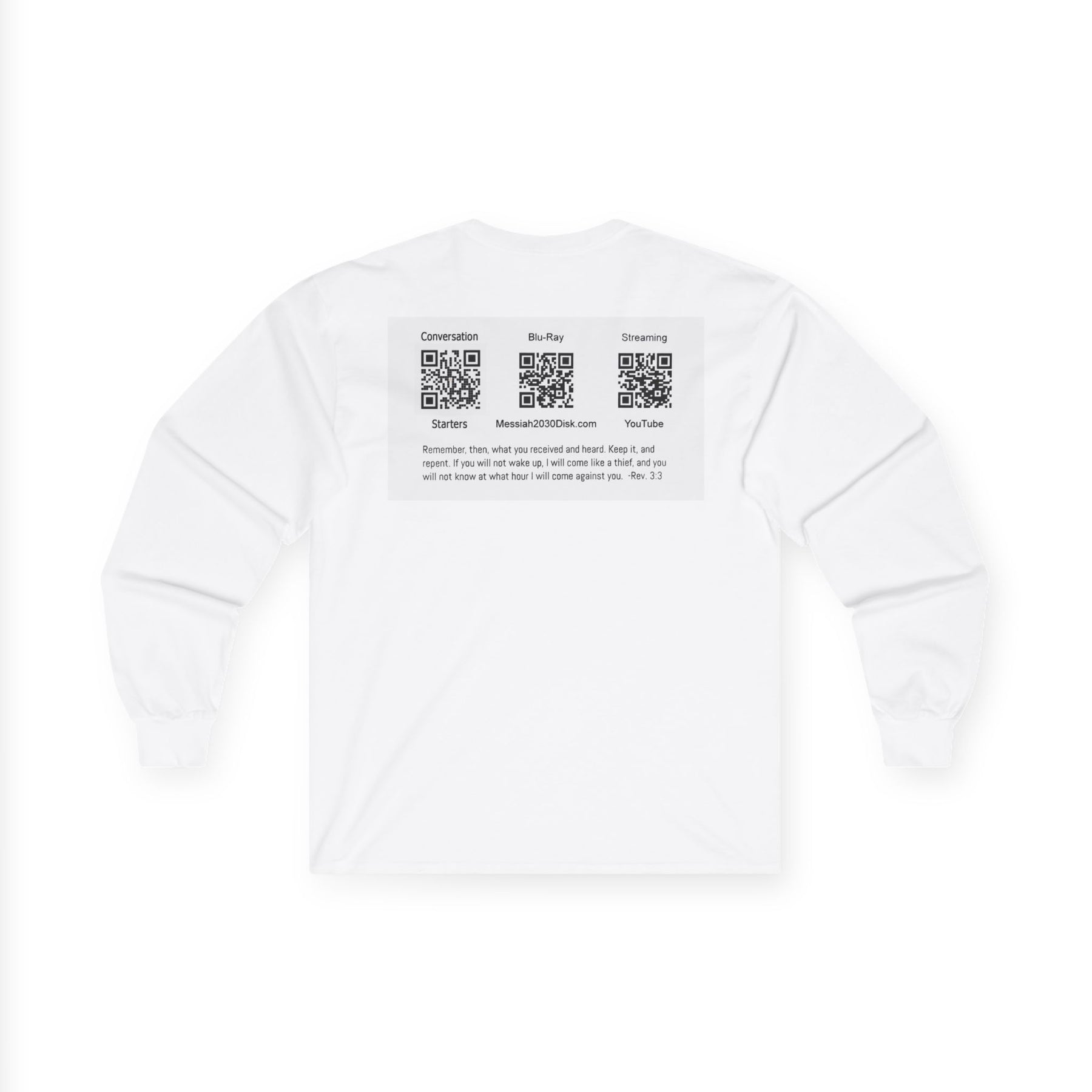 Messiah 2030 Long Sleeve Tee - Prophetic Messianic Timeline Shirt