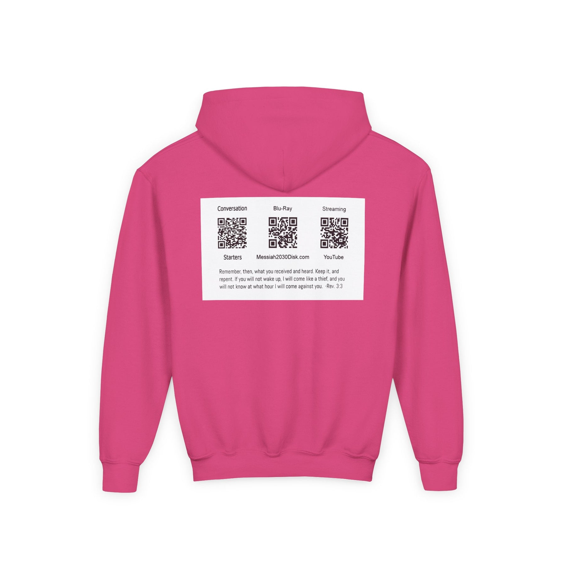 Youth Heavy Blend Hoodie with Inspirational Design - Perfect for Celebrations & Everyday Wear