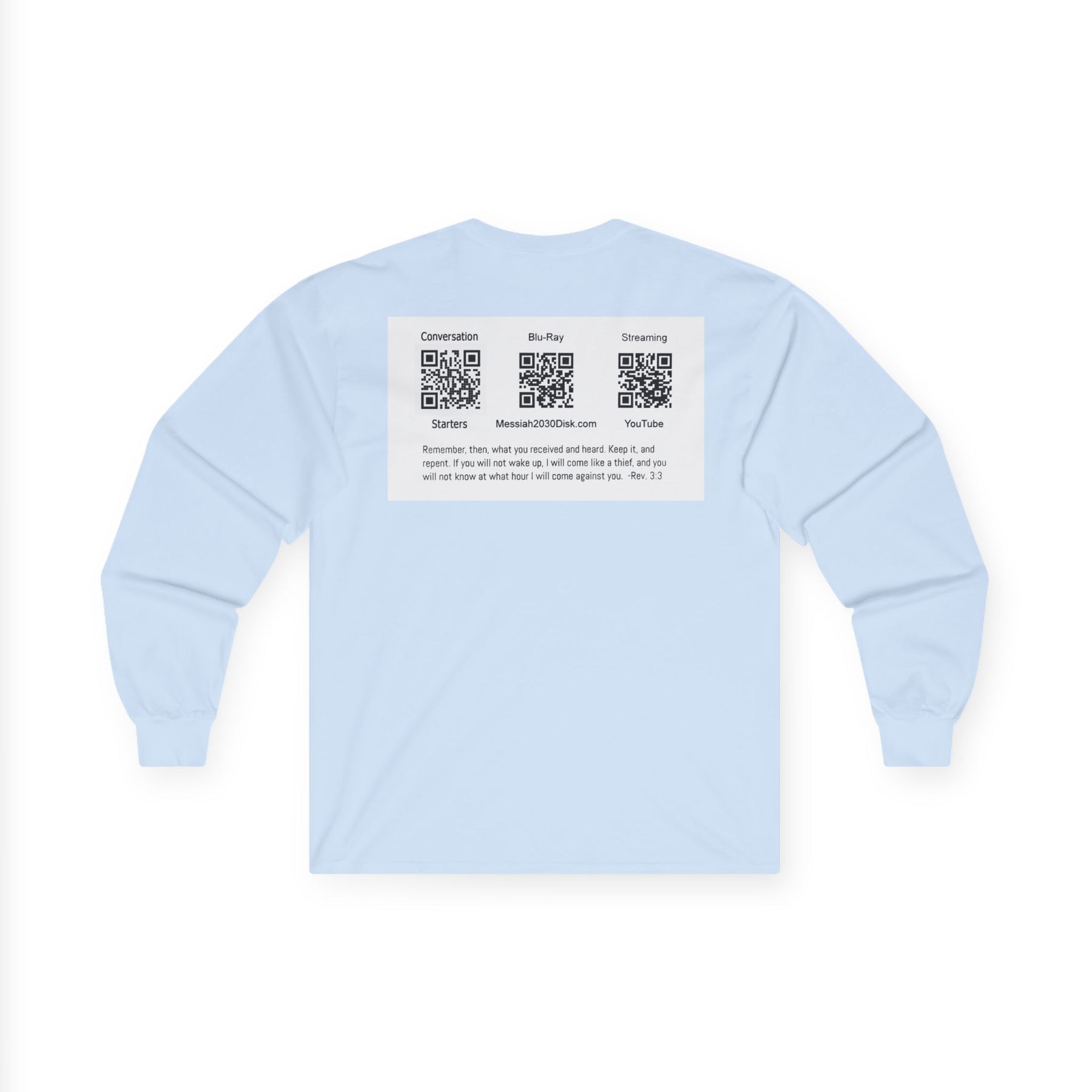 Messiah 2030 Long Sleeve Tee - Prophetic Messianic Timeline Shirt