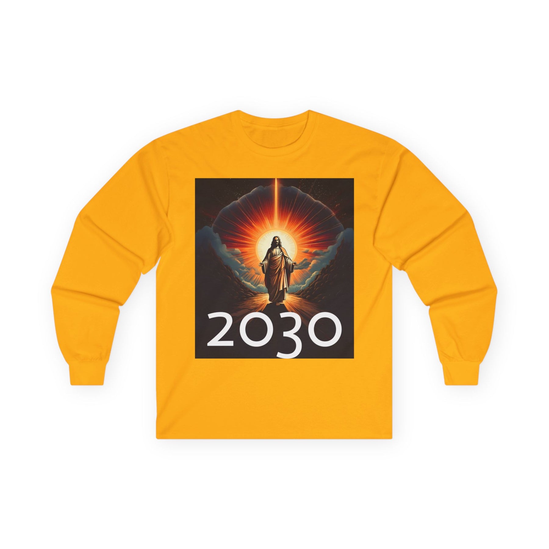 Messiah 2030 Long Sleeve Tee - Prophetic Messianic Timeline Shirt