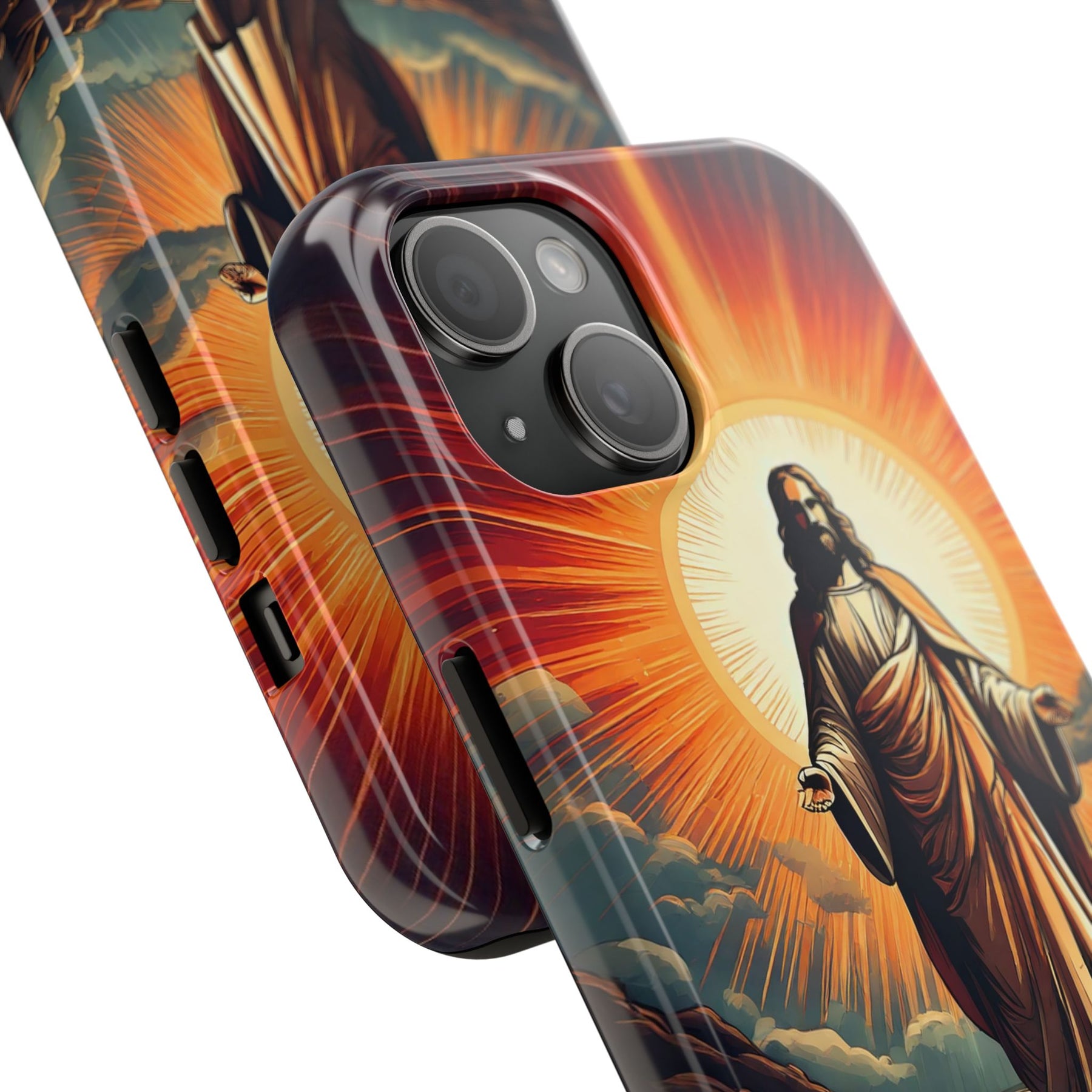 Inspirational Tough Phone Case with Jesus Design - 2030