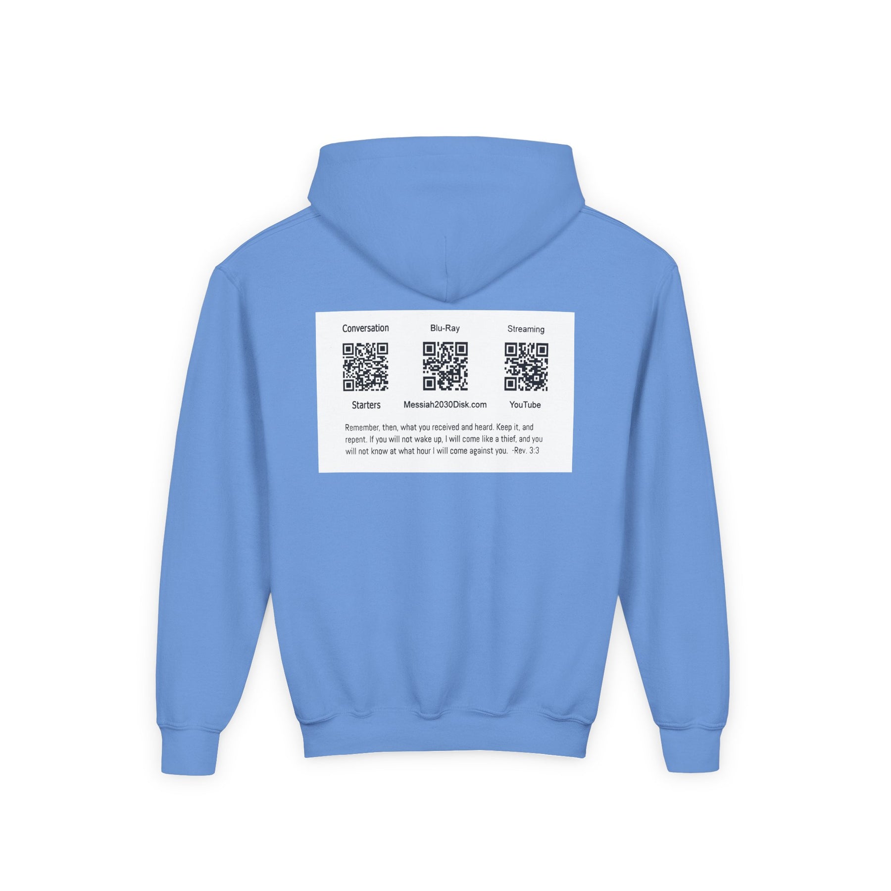 Youth Heavy Blend Hoodie with Inspirational Design - Perfect for Celebrations & Everyday Wear
