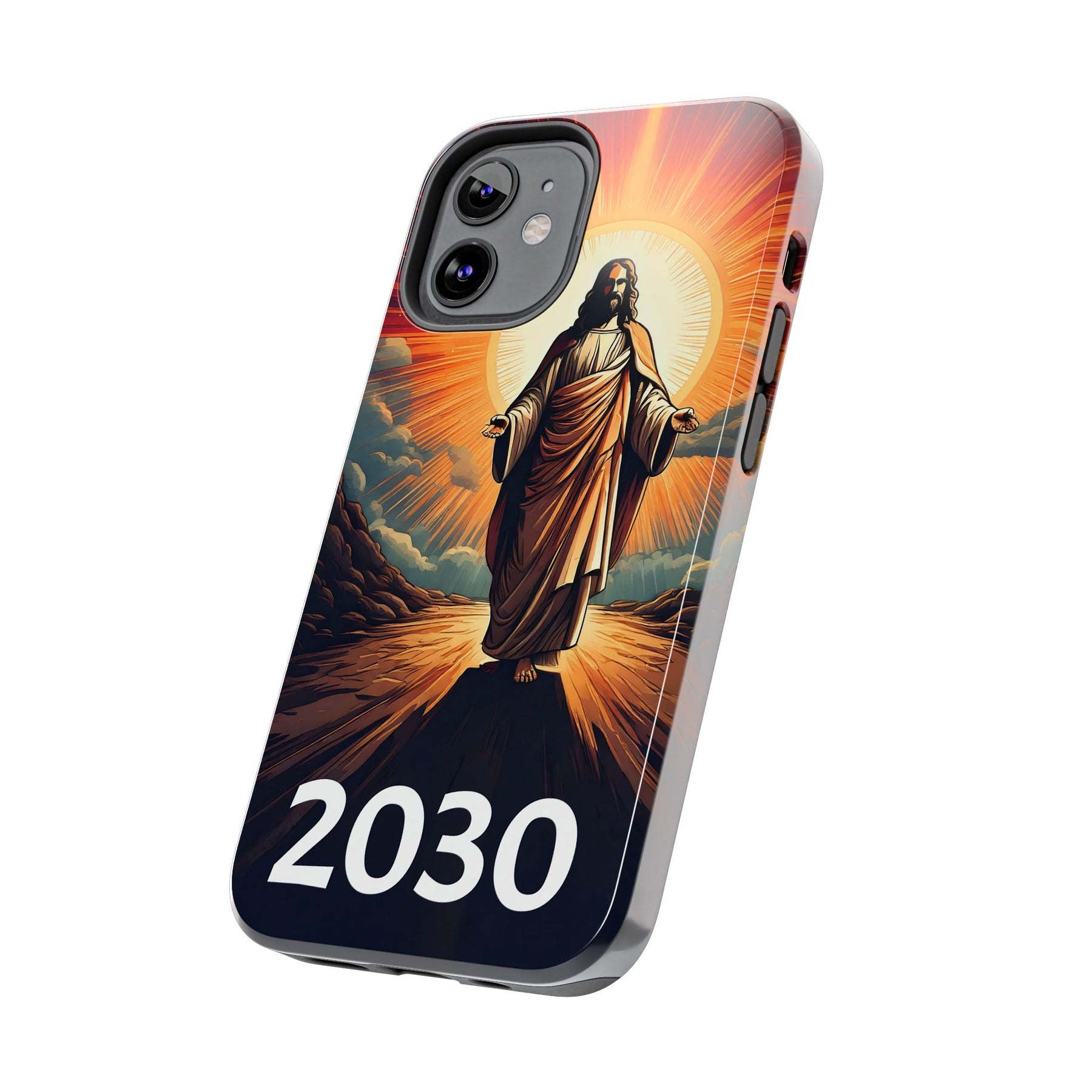 Inspirational Tough Phone Case with Jesus Design - 2030