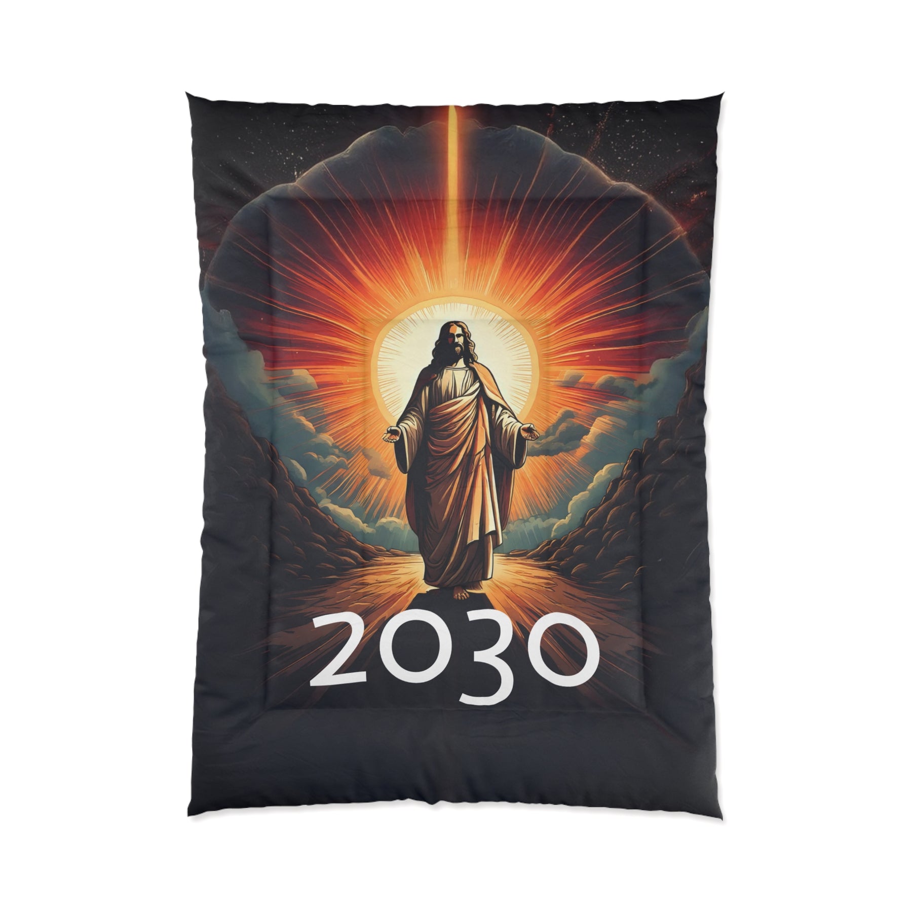 Spiritual Artwork Comforter - Modern Design, Inspirational Decor for Home