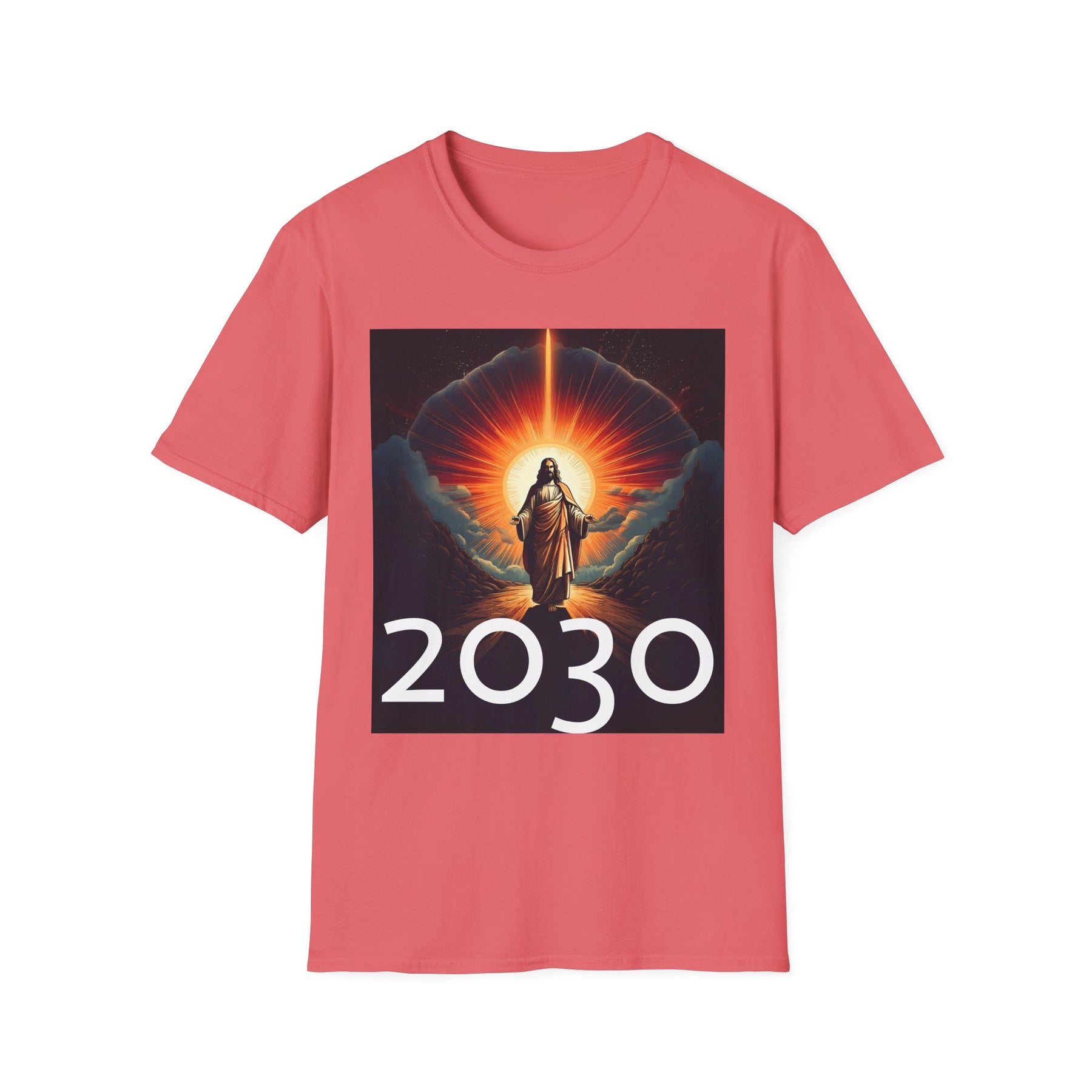 Inspirational Unisex Softstyle T-Shirt - 2030 Messiah Design