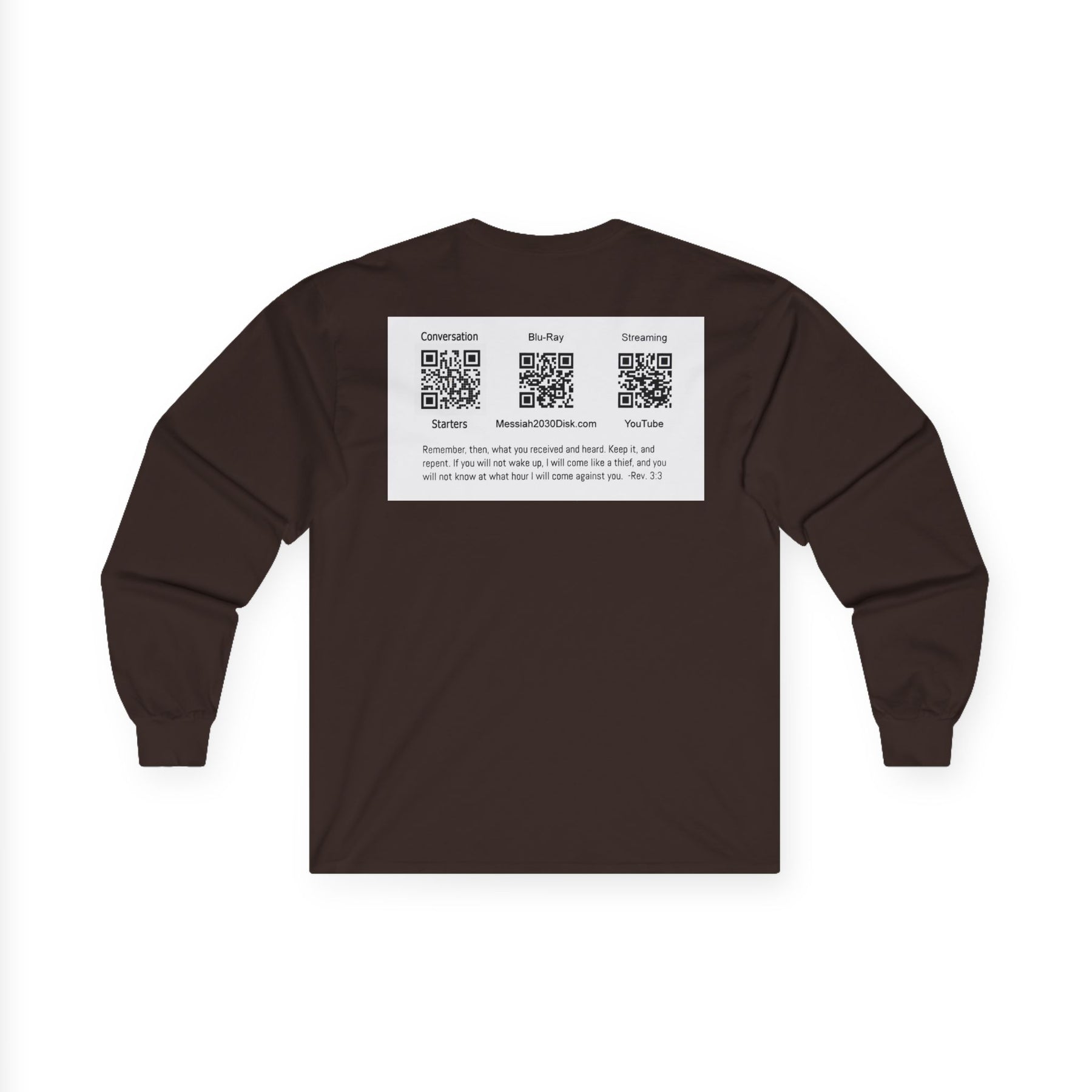 Messiah 2030 Long Sleeve Tee - Prophetic Messianic Timeline Shirt