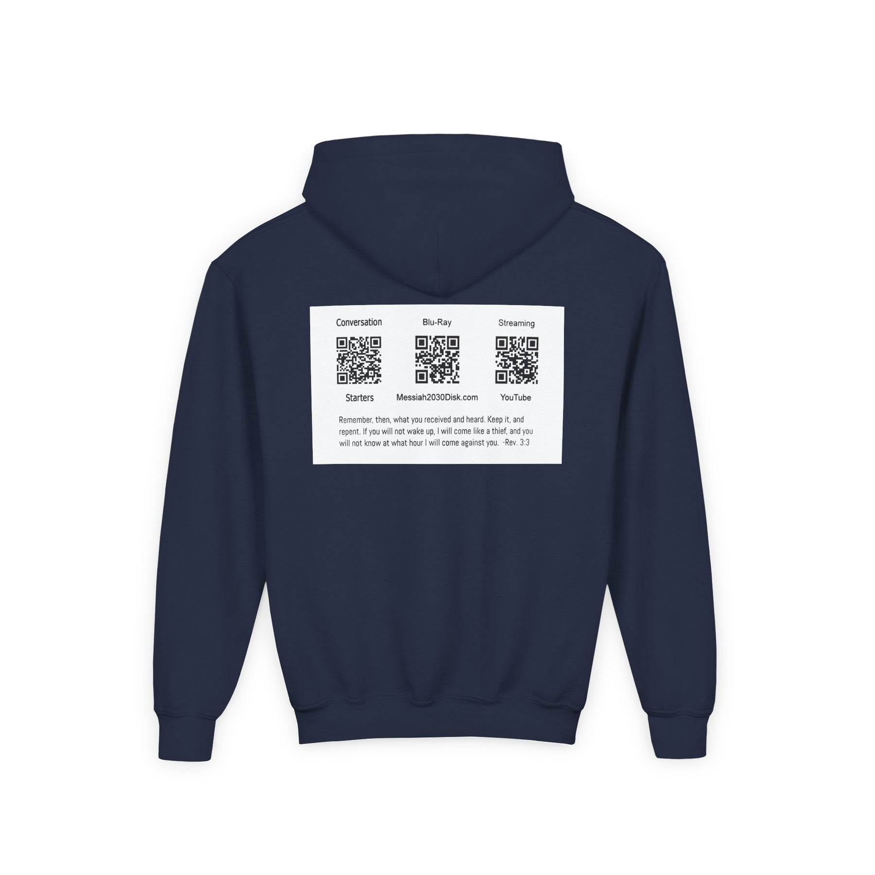 Youth Heavy Blend Hoodie with Inspirational Design - Perfect for Celebrations & Everyday Wear
