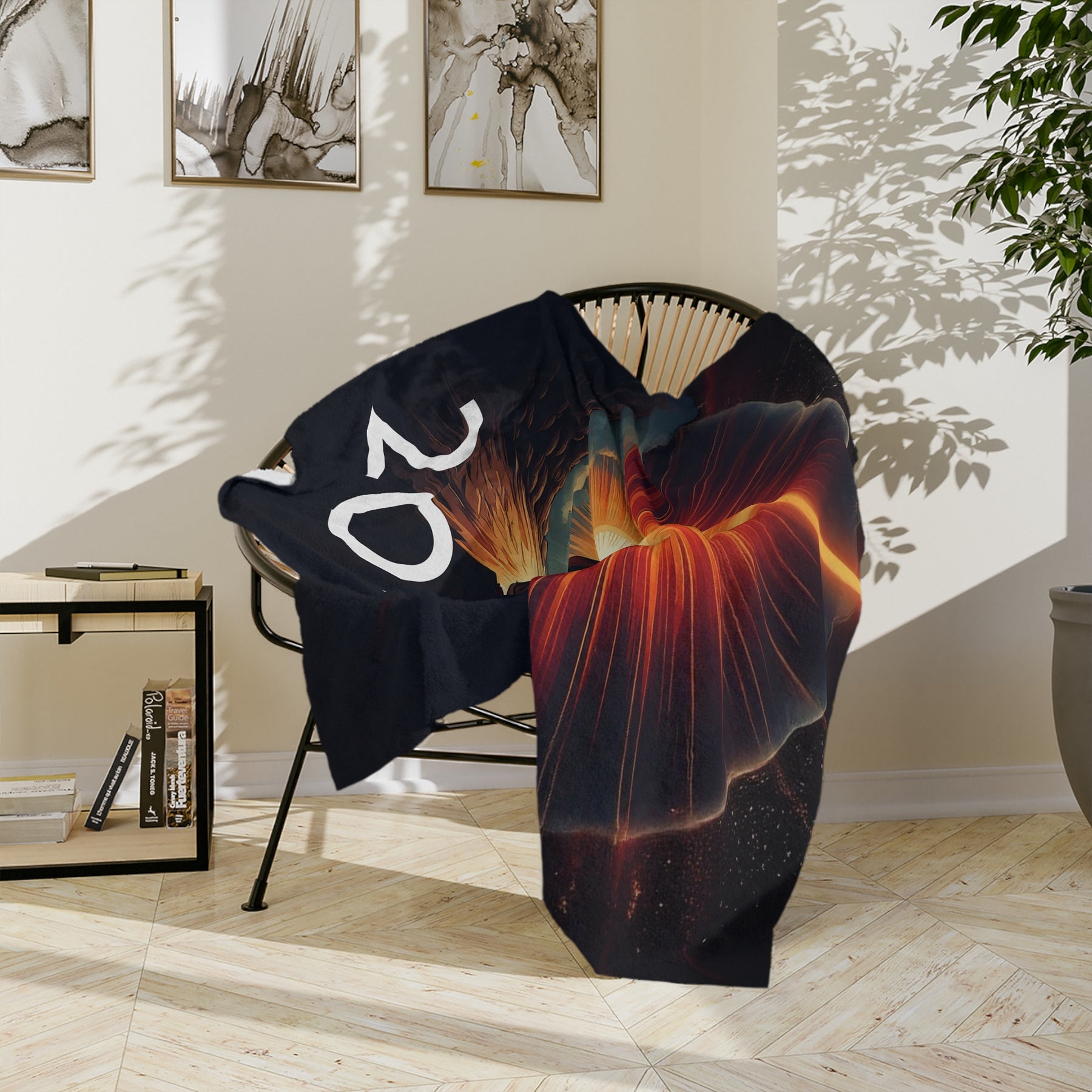 Inspirational Velveteen Microfiber Blanket with Jesus Design - Perfect for Cozy Moments and Spiritual Reflection