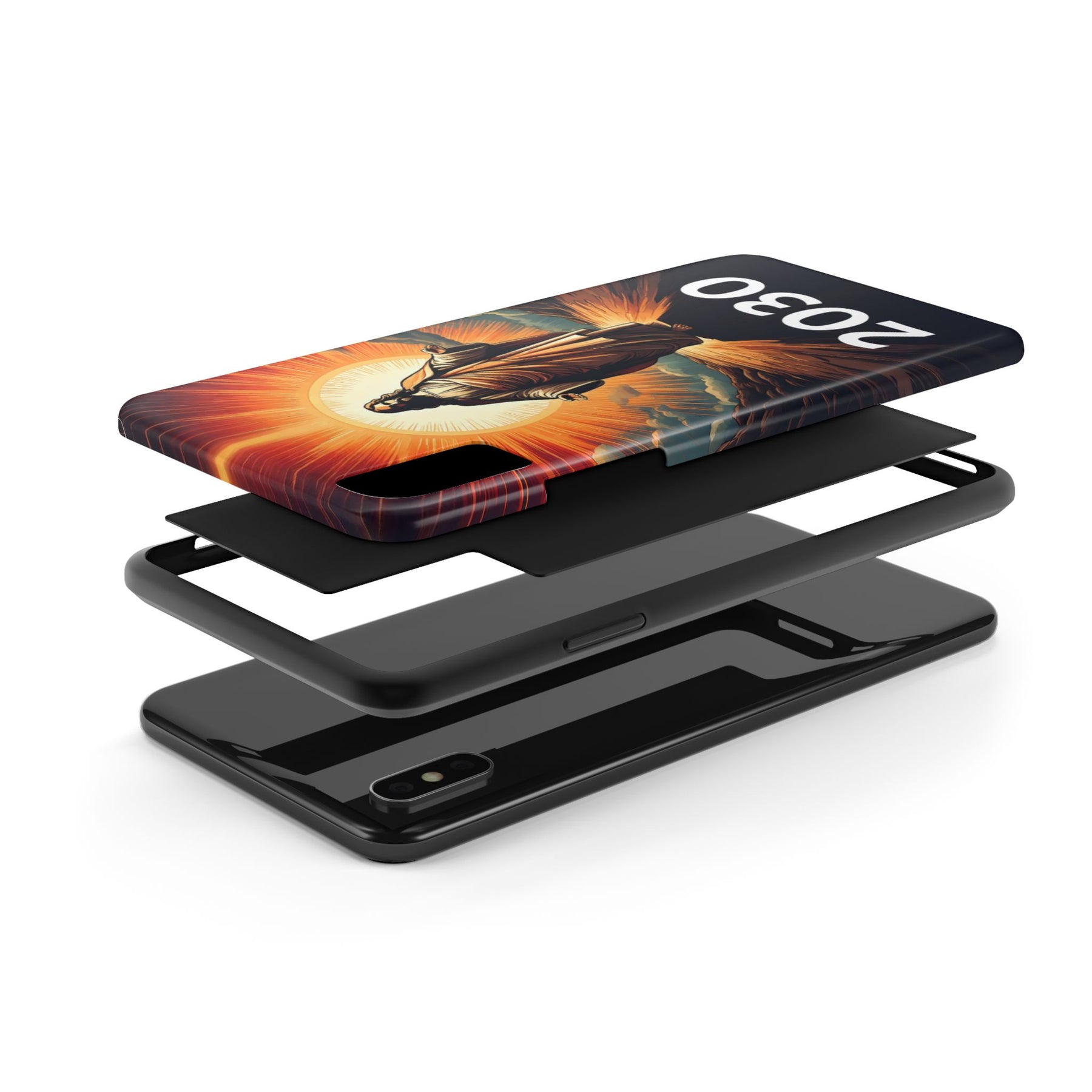 Inspirational Tough Phone Case with Jesus Design - 2030