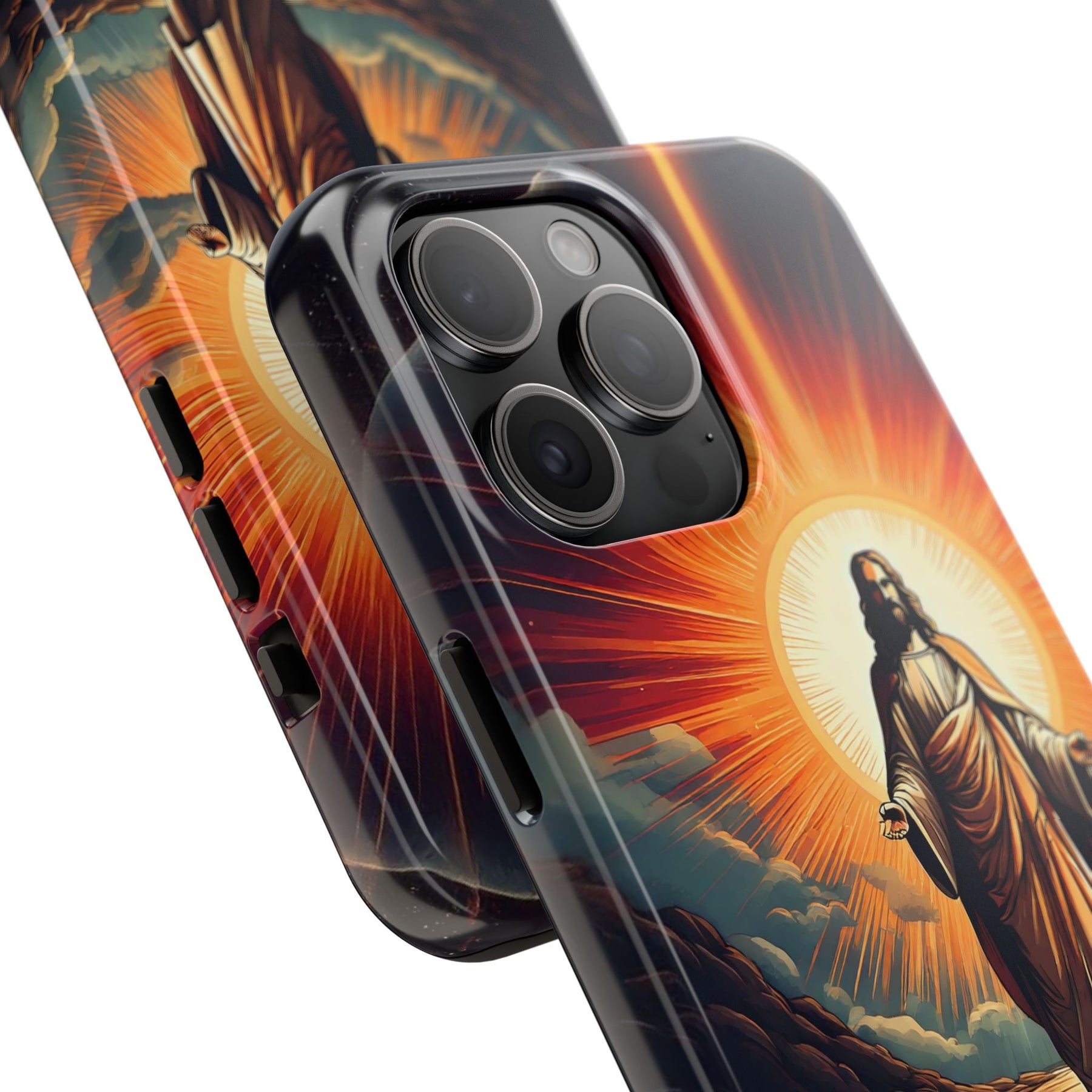 Inspirational Tough Phone Case with Jesus Design - 2030