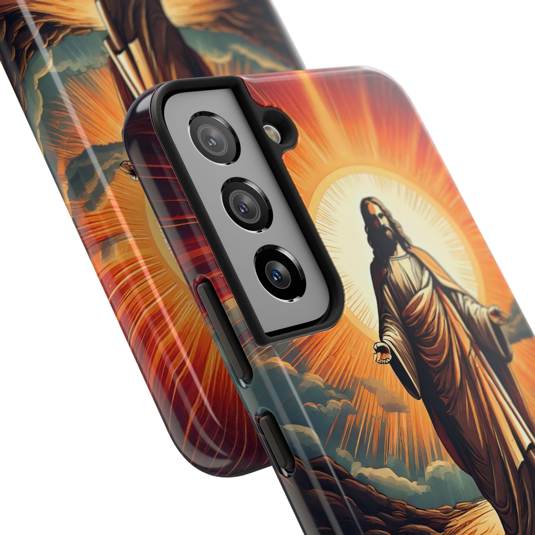 Inspirational Tough Phone Case with Jesus Design - 2030