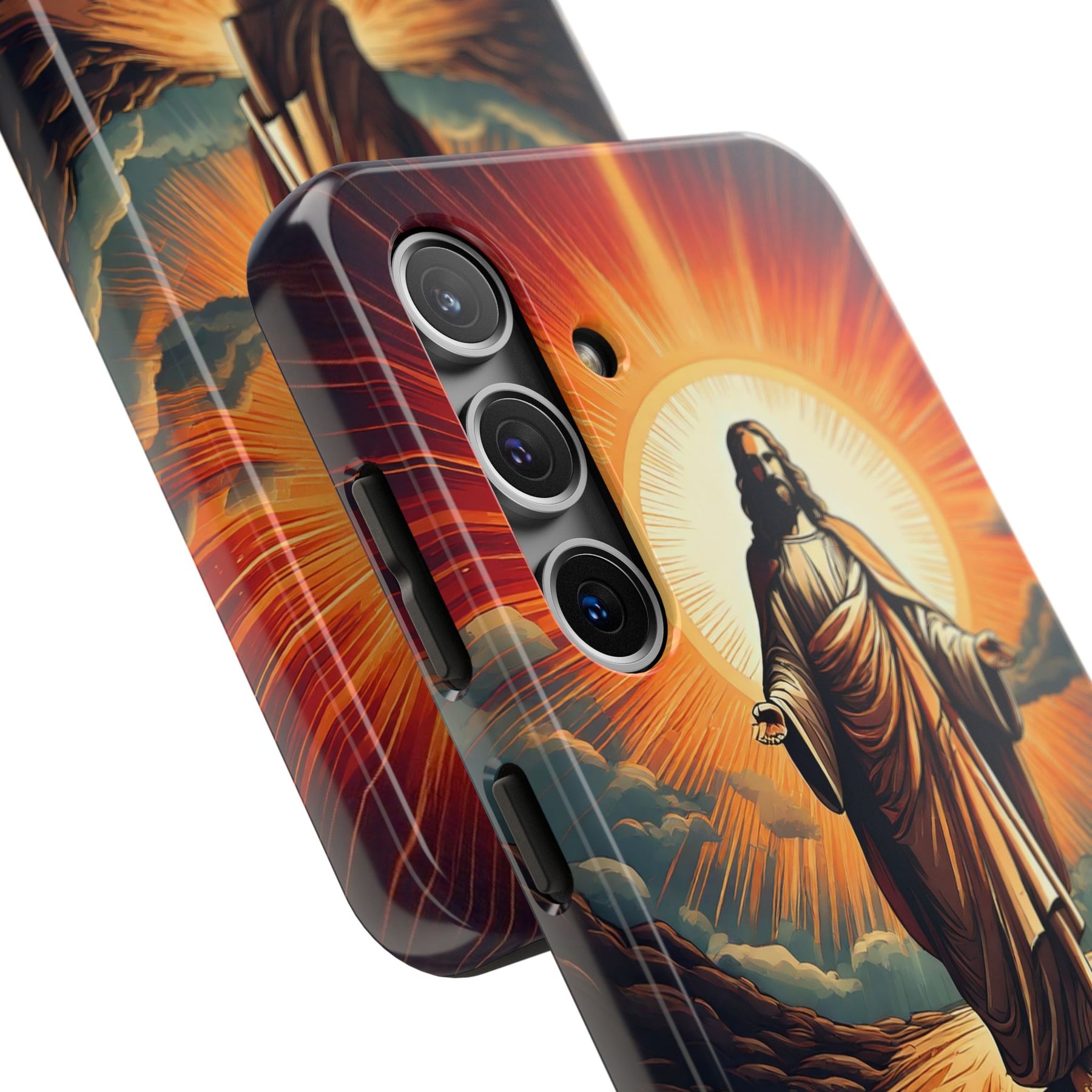 Inspirational Tough Phone Case with Jesus Design - 2030
