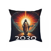 Inspirational Jesus Cushion with 2030 Design - Perfect for Home Decor & Spiritual Gifts