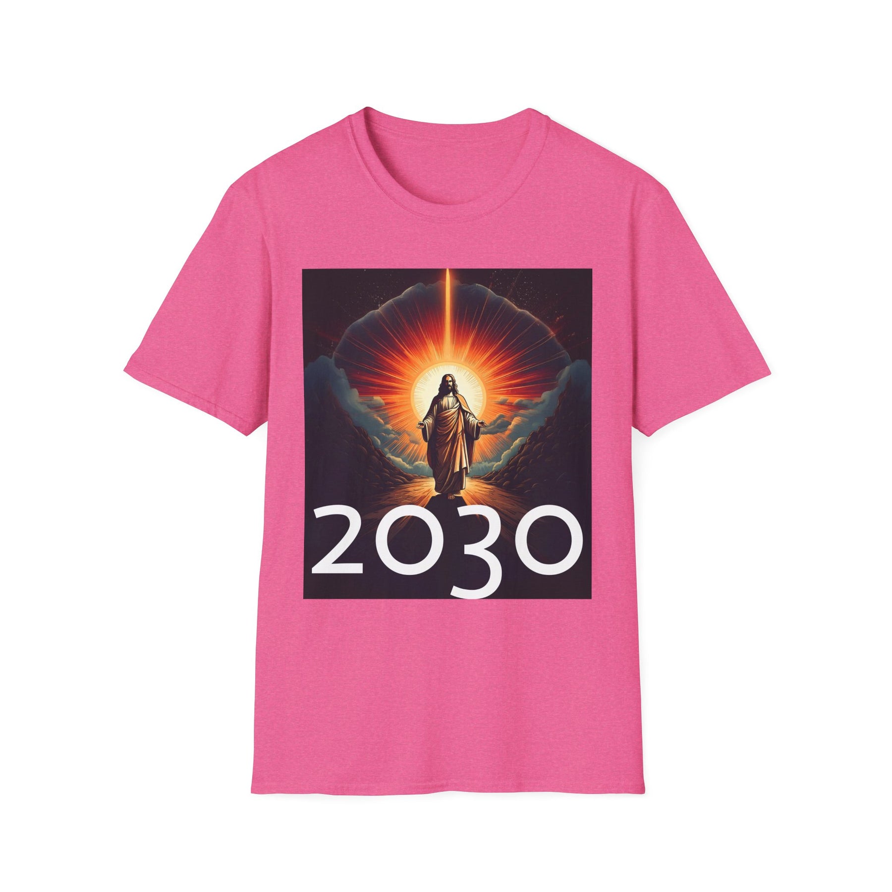 Inspirational Unisex Softstyle T-Shirt - 2030 Messiah Design