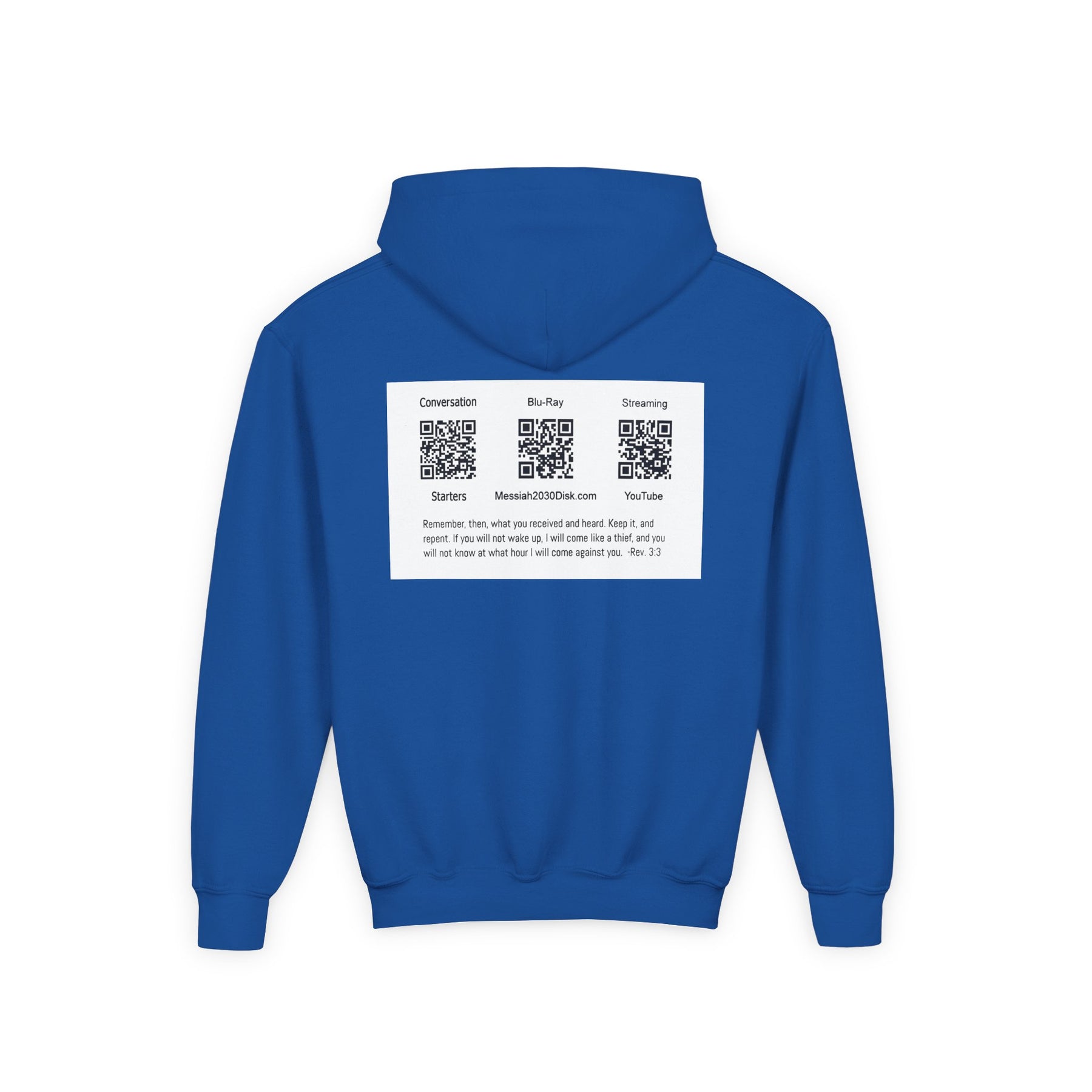 Youth Heavy Blend Hoodie with Inspirational Design - Perfect for Celebrations & Everyday Wear