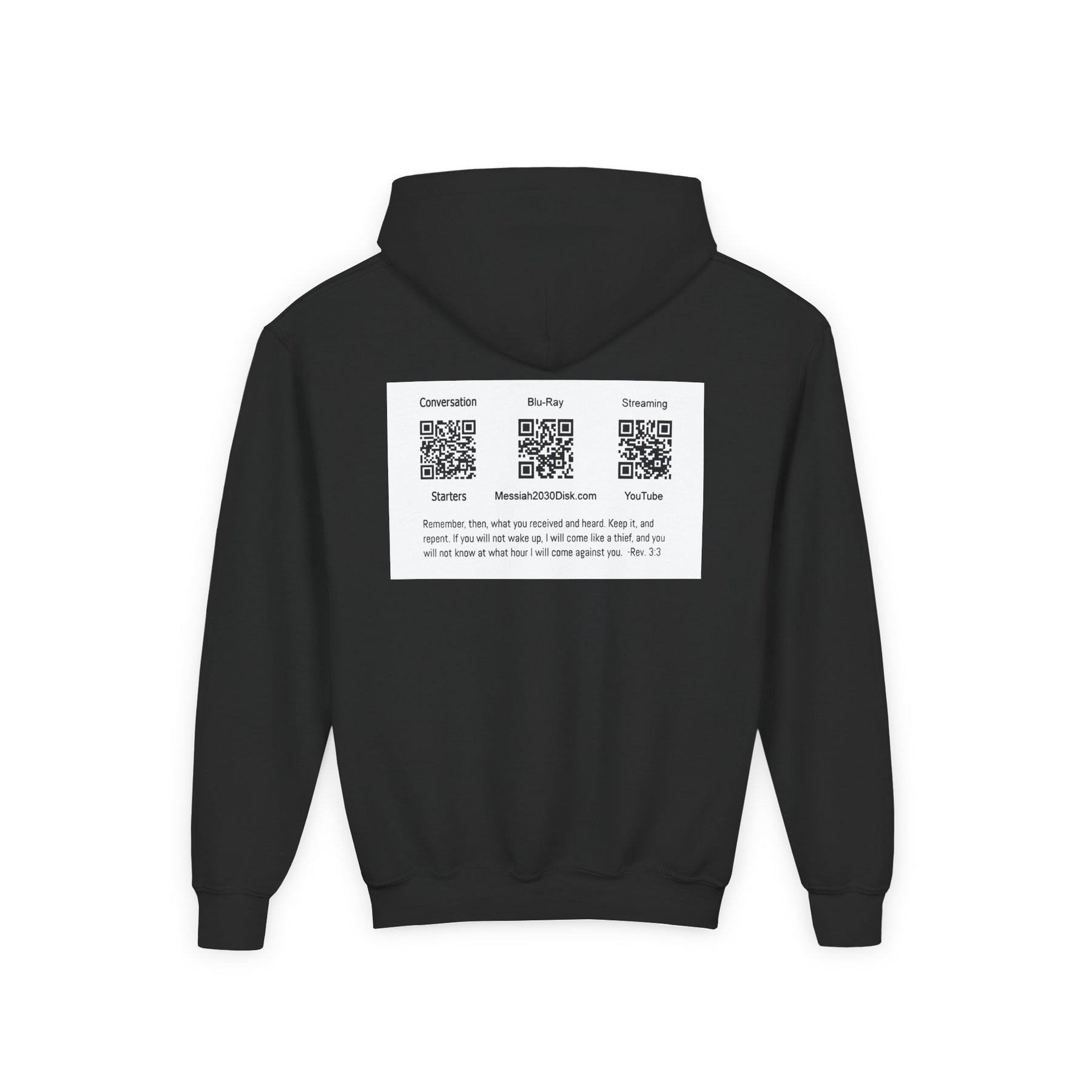 Youth Heavy Blend Hoodie with Inspirational Design - Perfect for Celebrations & Everyday Wear