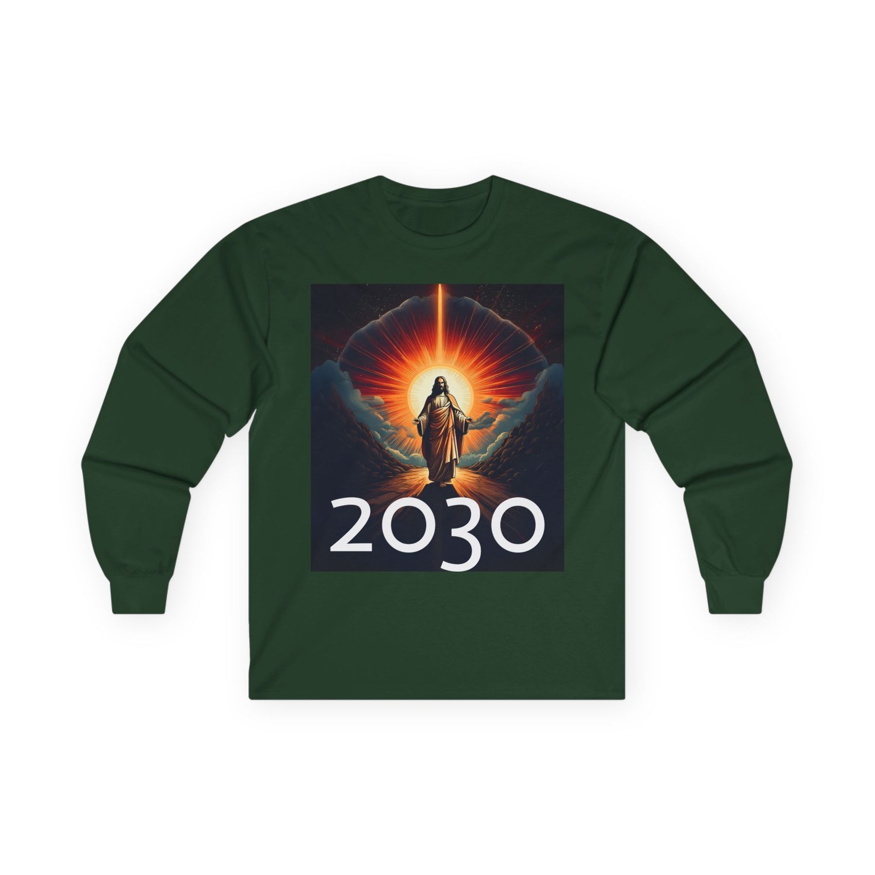Messiah 2030 Long Sleeve Tee - Prophetic Messianic Timeline Shirt