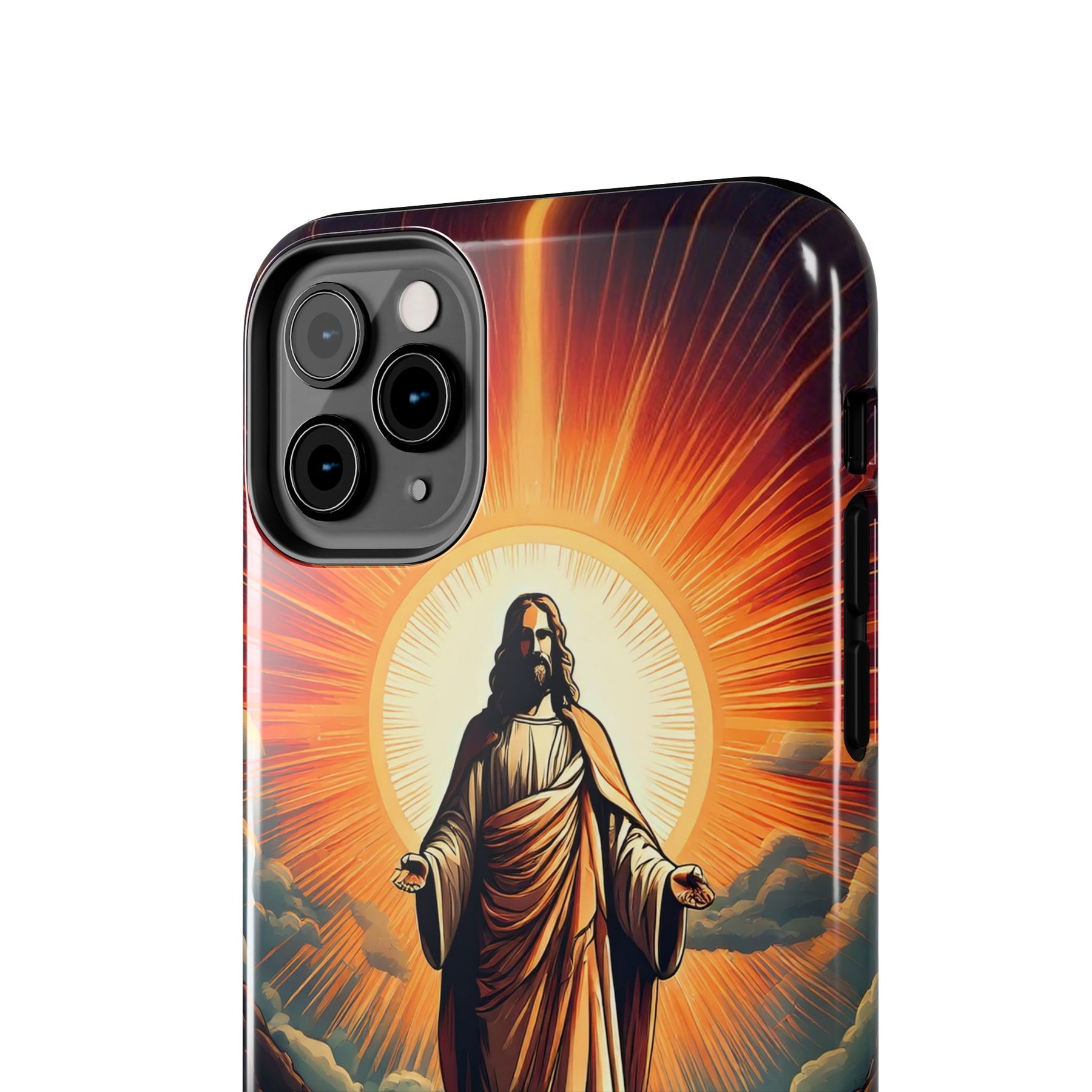 Inspirational Tough Phone Case with Jesus Design - 2030