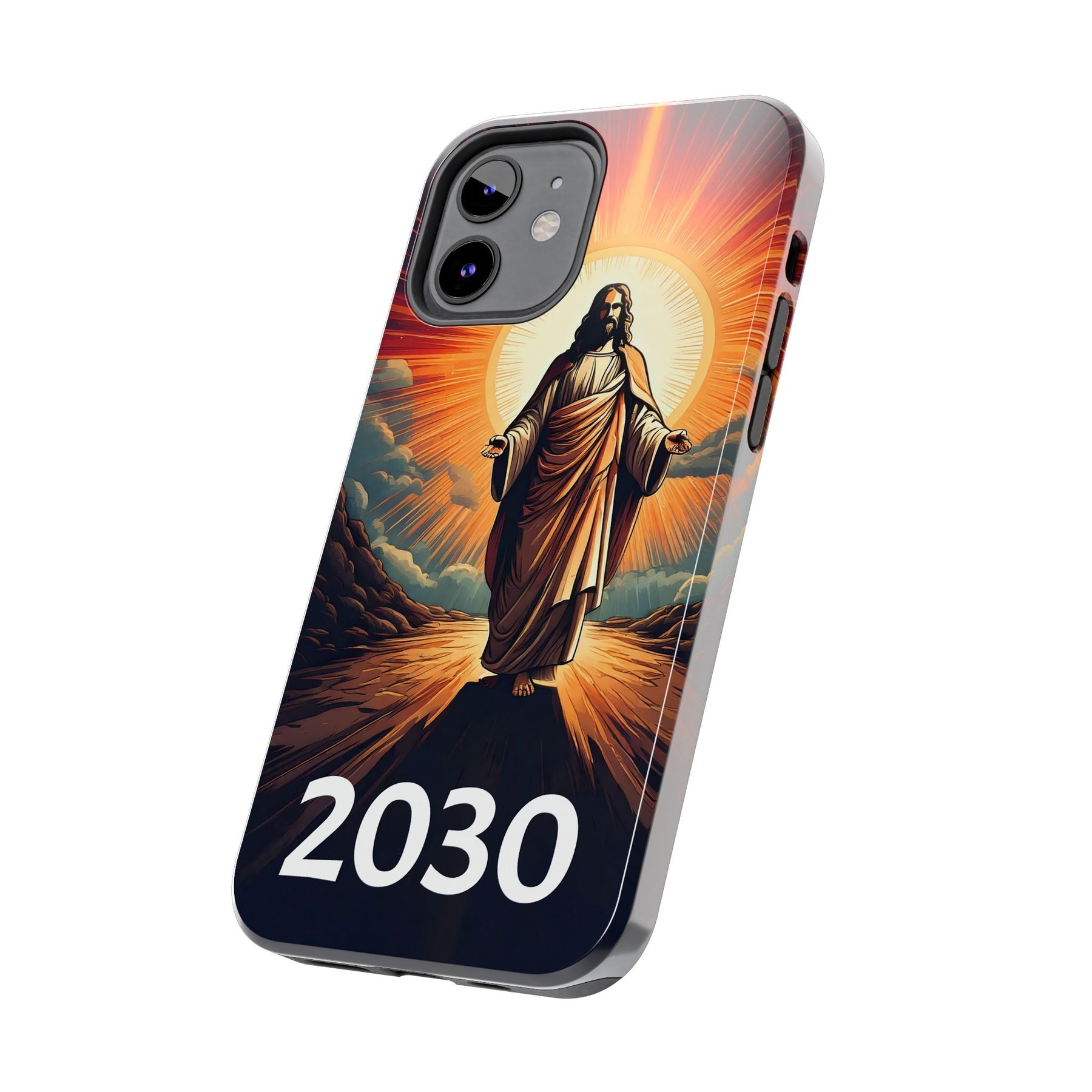 Inspirational Tough Phone Case with Jesus Design - 2030