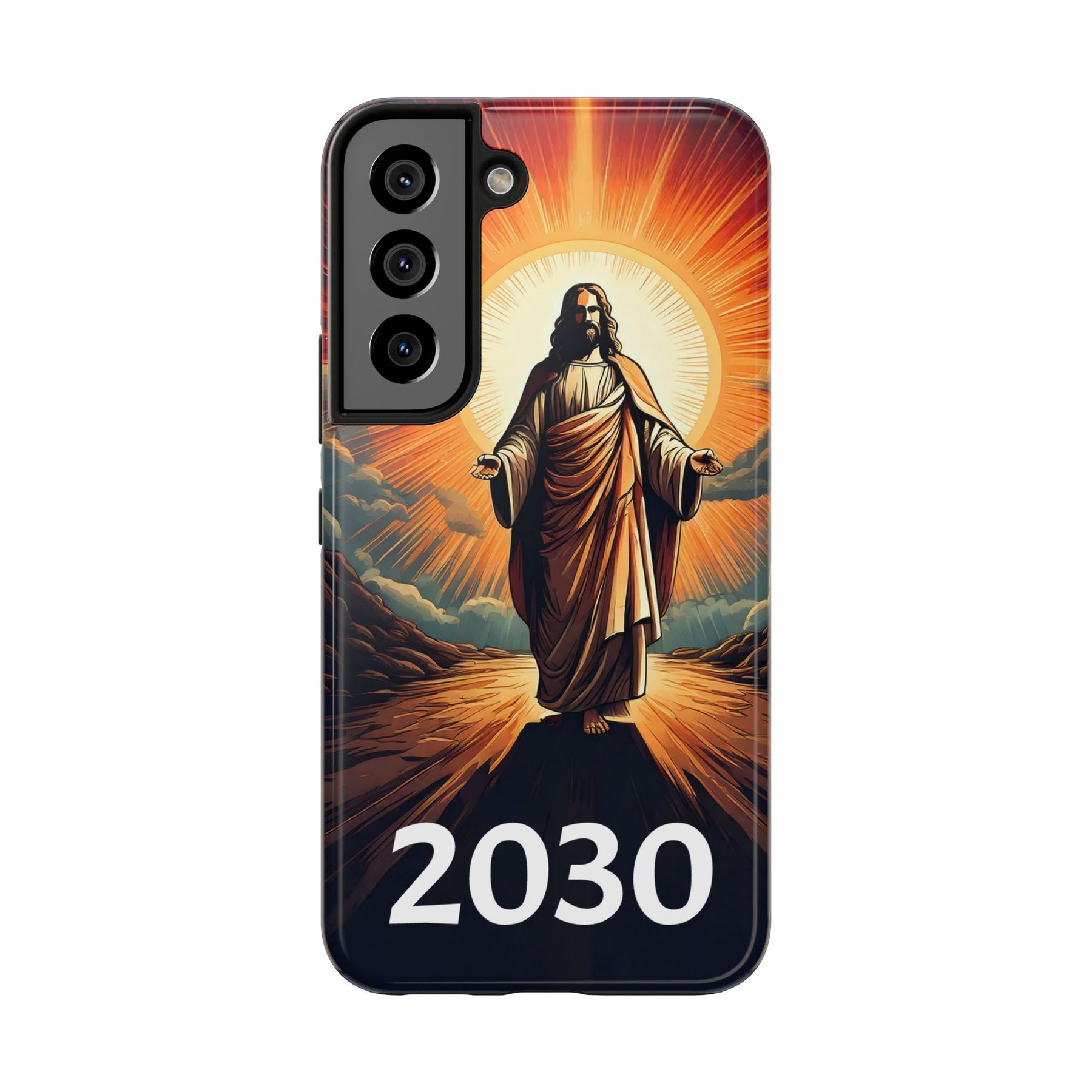 Inspirational Tough Phone Case with Jesus Design - 2030