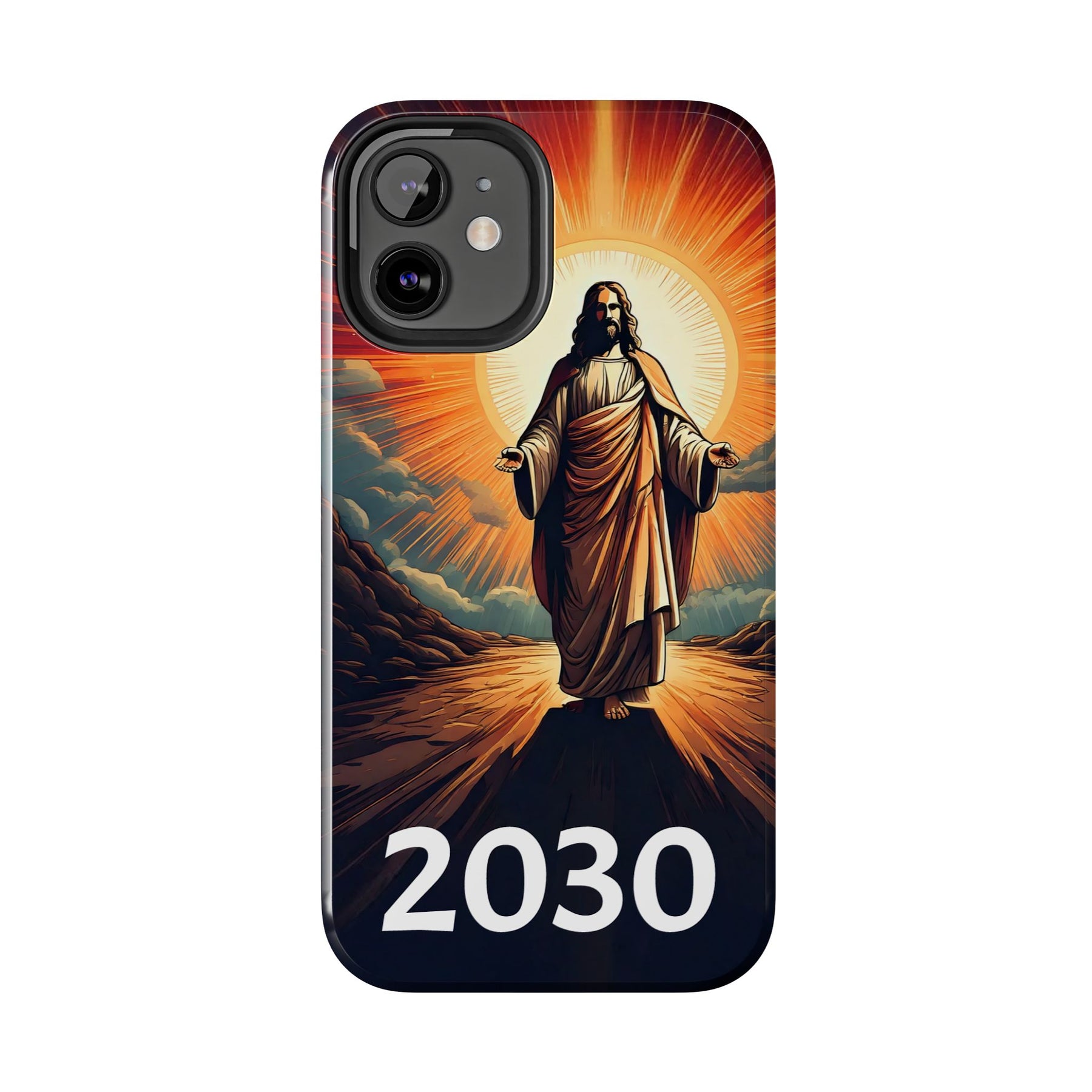 Inspirational Tough Phone Case with Jesus Design - 2030