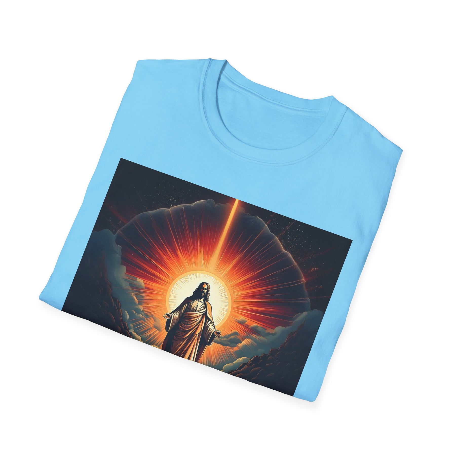 Inspirational Unisex Softstyle T-Shirt - '2030' Jesus Graphic Design
