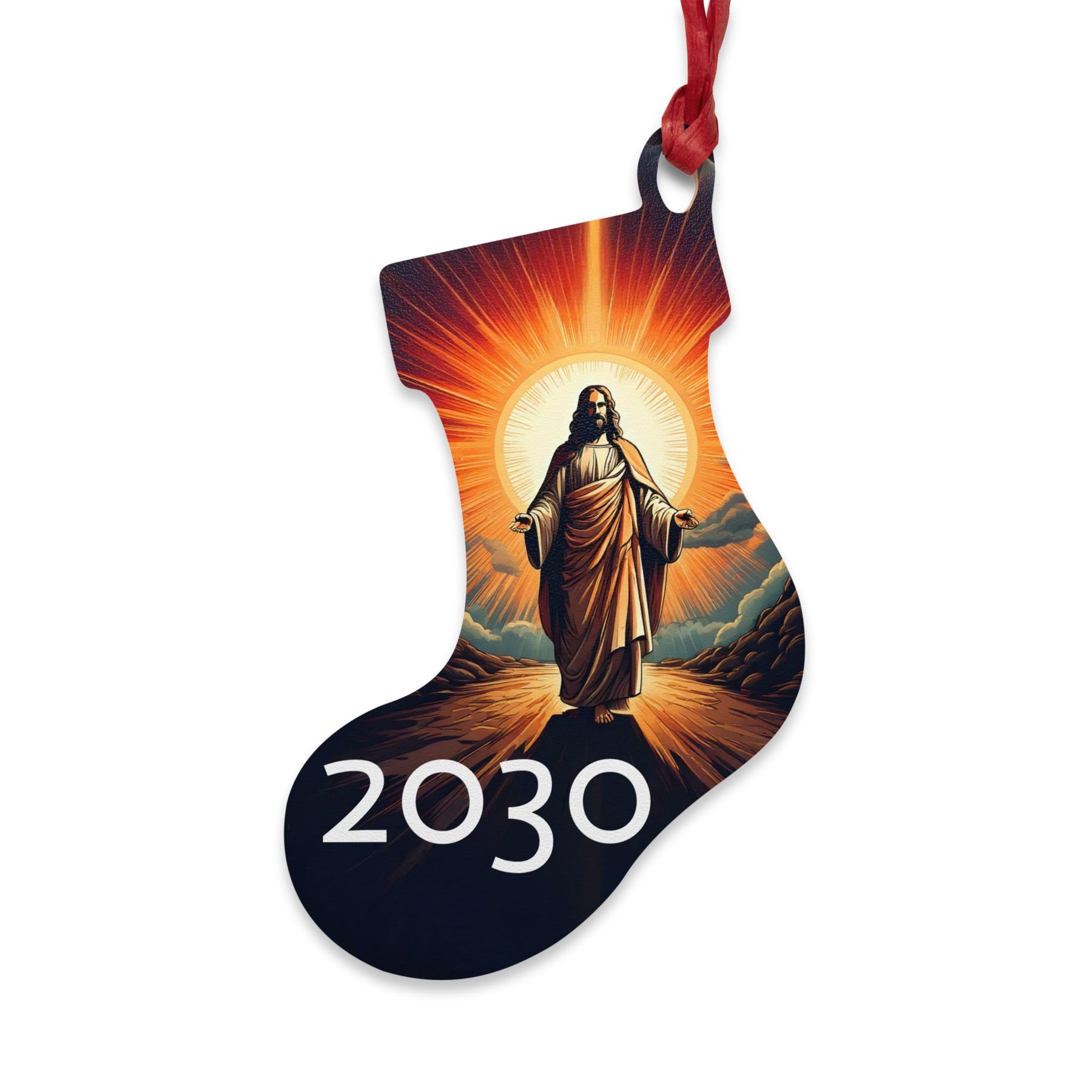Religious Bell Wooden Ornament - Inspirational Decor for Holidays