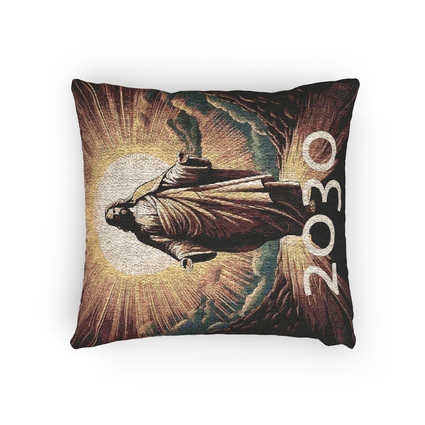Inspirational Woven Pillow with 2030 Design - Spiritual Home Decor