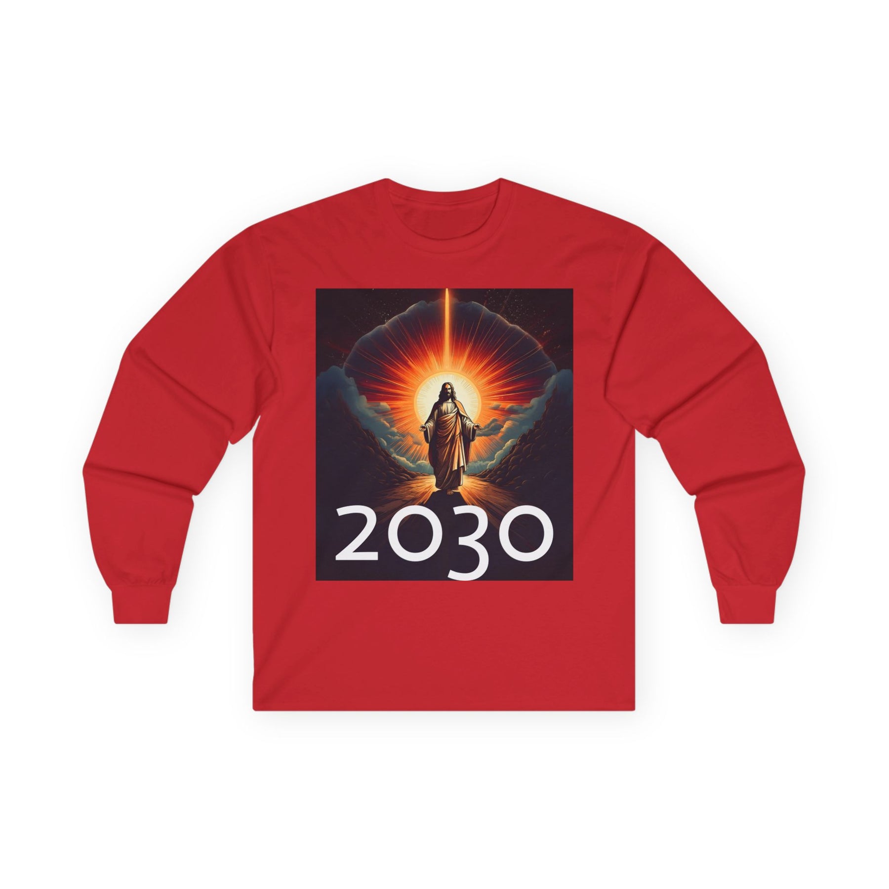 Messiah 2030 Long Sleeve Tee - Prophetic Messianic Timeline Shirt