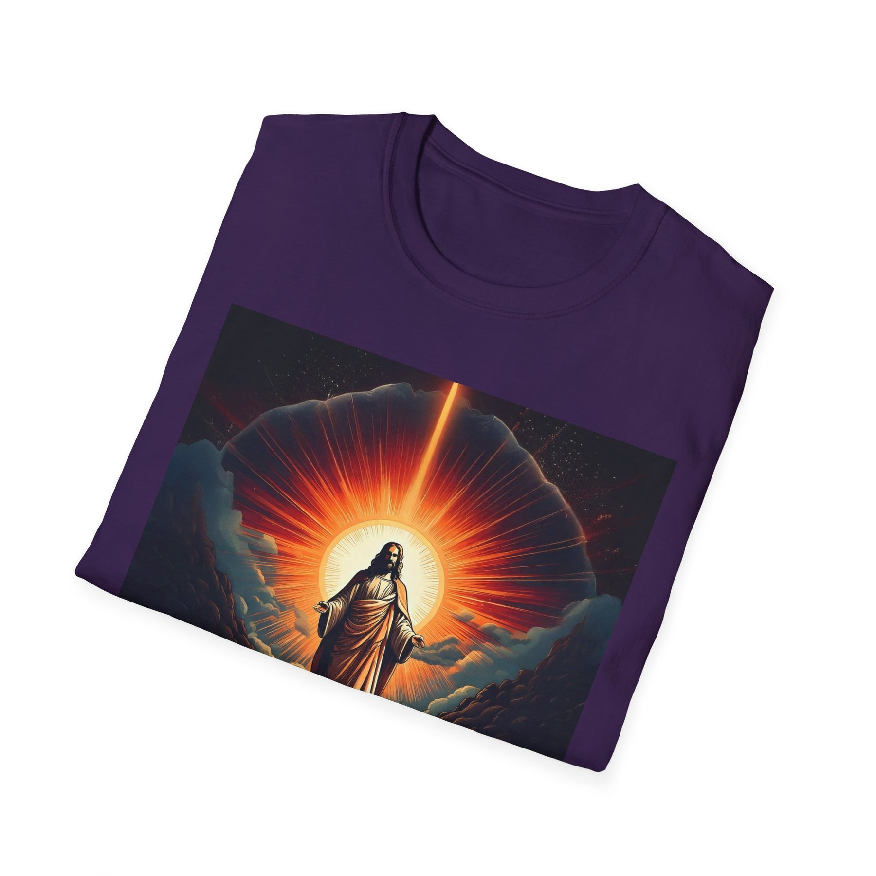 Inspirational Unisex Softstyle T-Shirt - '2030' Jesus Graphic Design