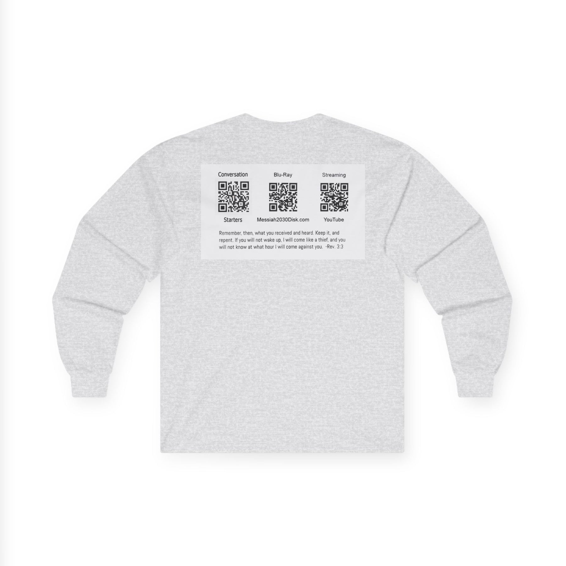 Messiah 2030 Long Sleeve Tee - Prophetic Messianic Timeline Shirt