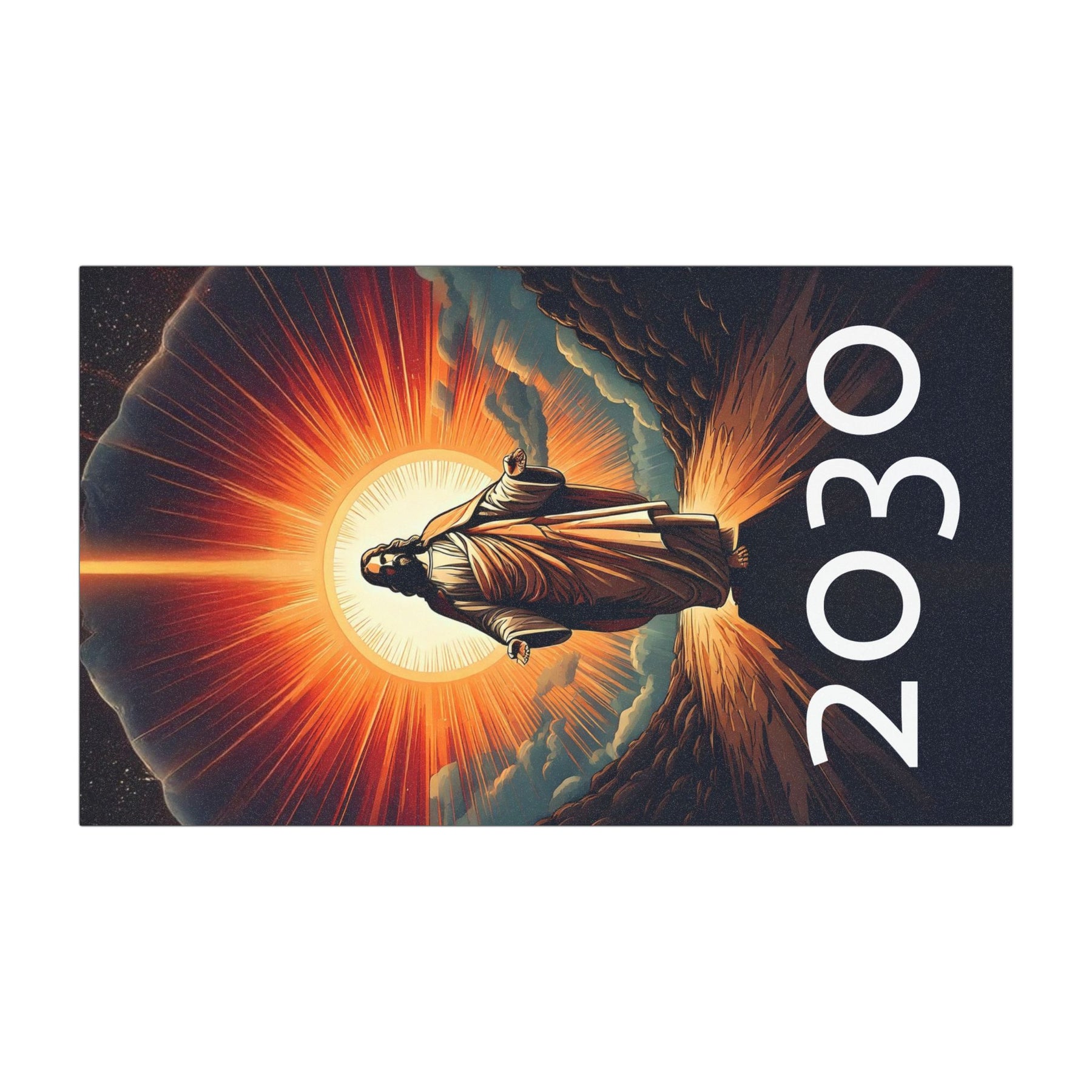 Inspirational Car Magnet - 2030 Vision Design