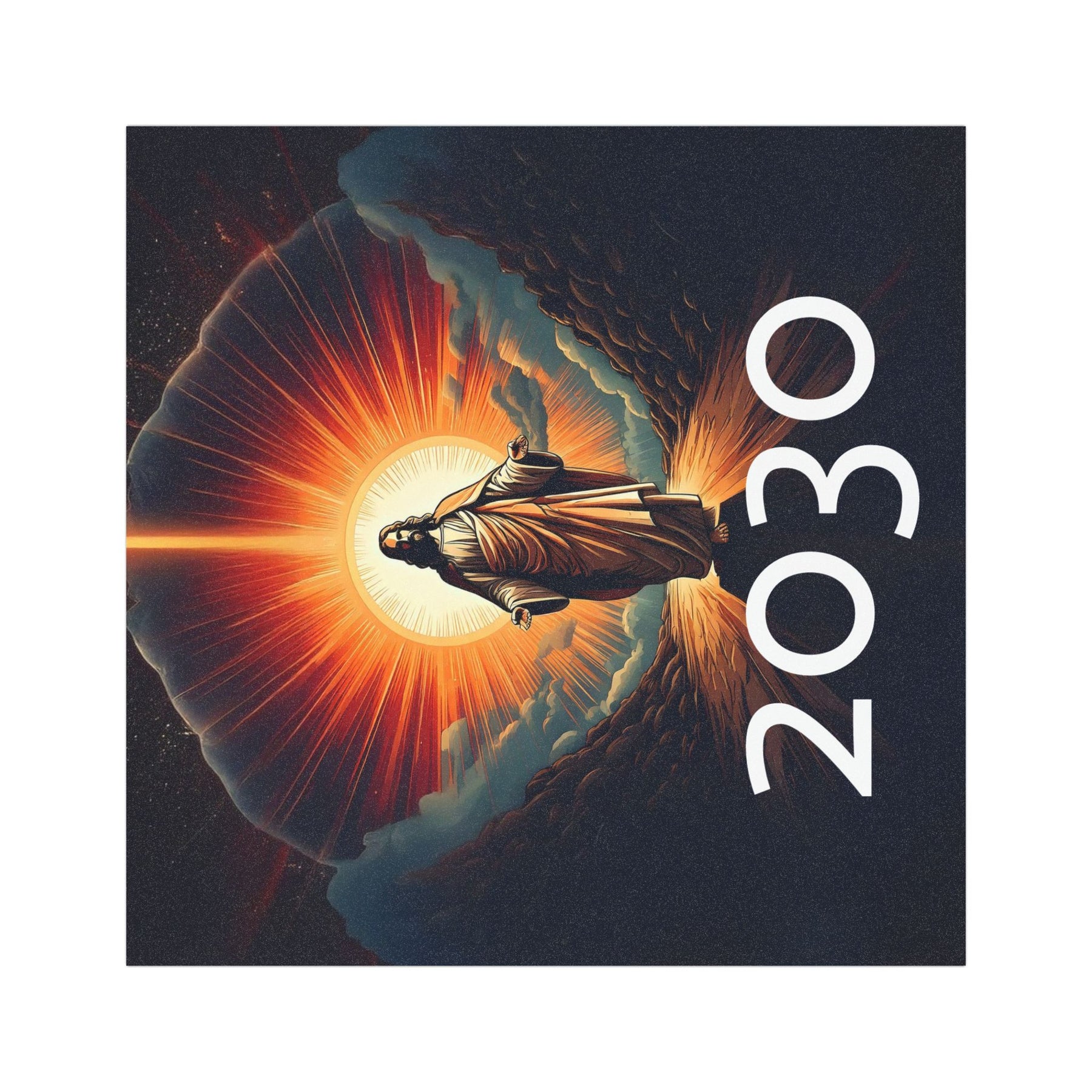 Inspirational Car Magnet - 2030 Vision Design