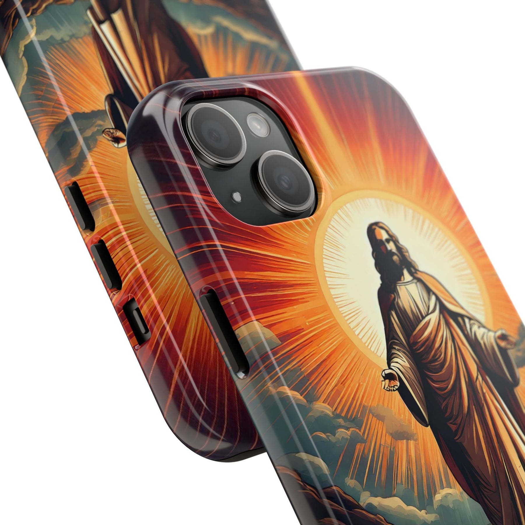 Inspirational Tough Phone Case with Jesus Design - 2030