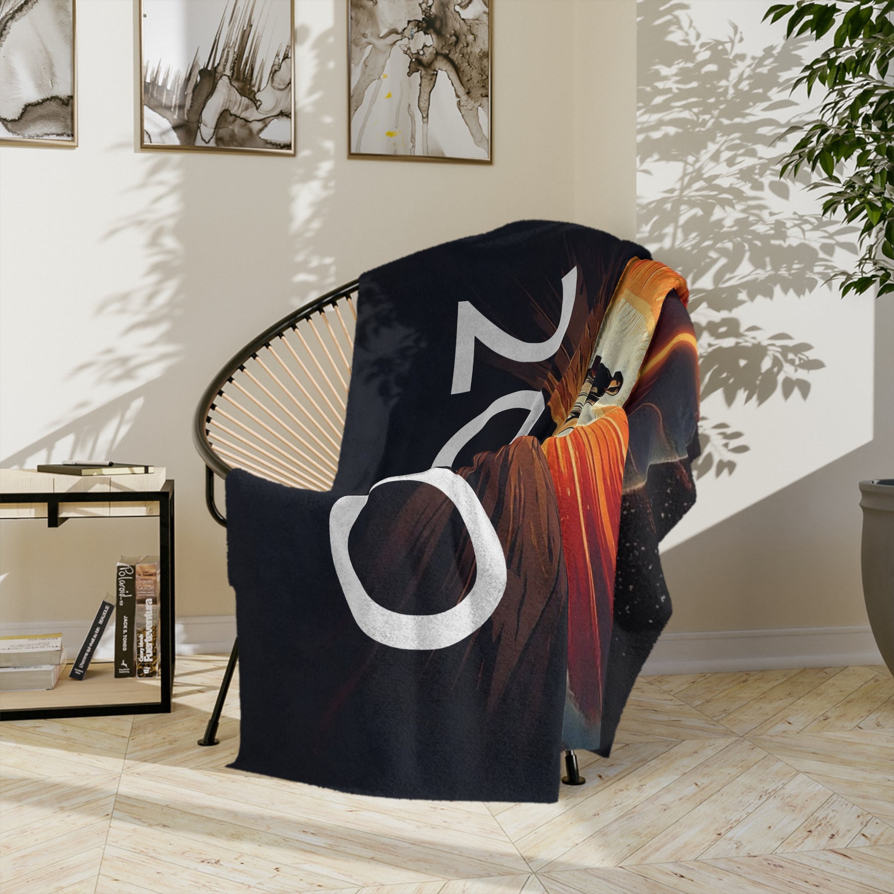 Inspirational Velveteen Microfiber Blanket with Jesus Design - Perfect for Cozy Moments and Spiritual Reflection