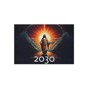 Inspirational Outdoor Rug with Jesus Design - Perfect for Patios and Gatherings