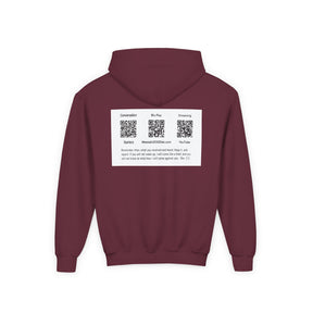 Youth Heavy Blend Hoodie with Inspirational Design - Perfect for Celebrations & Everyday Wear