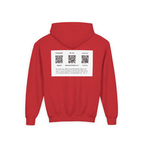 Youth Heavy Blend Hoodie with Inspirational Design - Perfect for Celebrations & Everyday Wear
